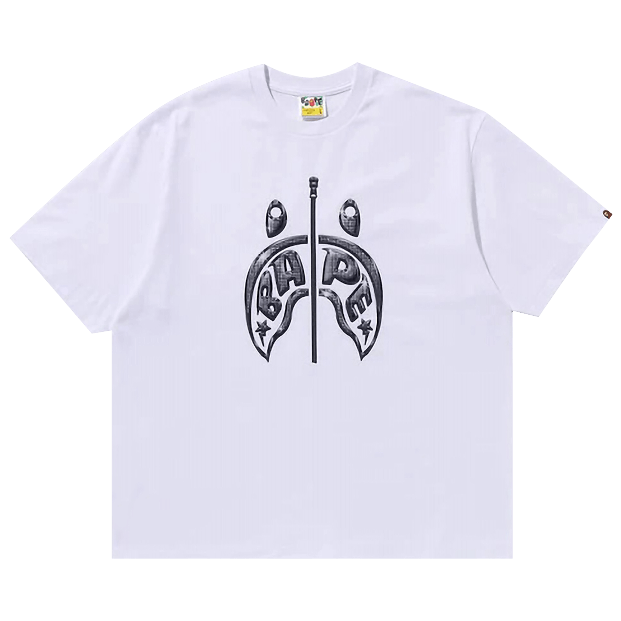 BAPE Mad Shark Photo Print Relaxed Fit Tee 'White'