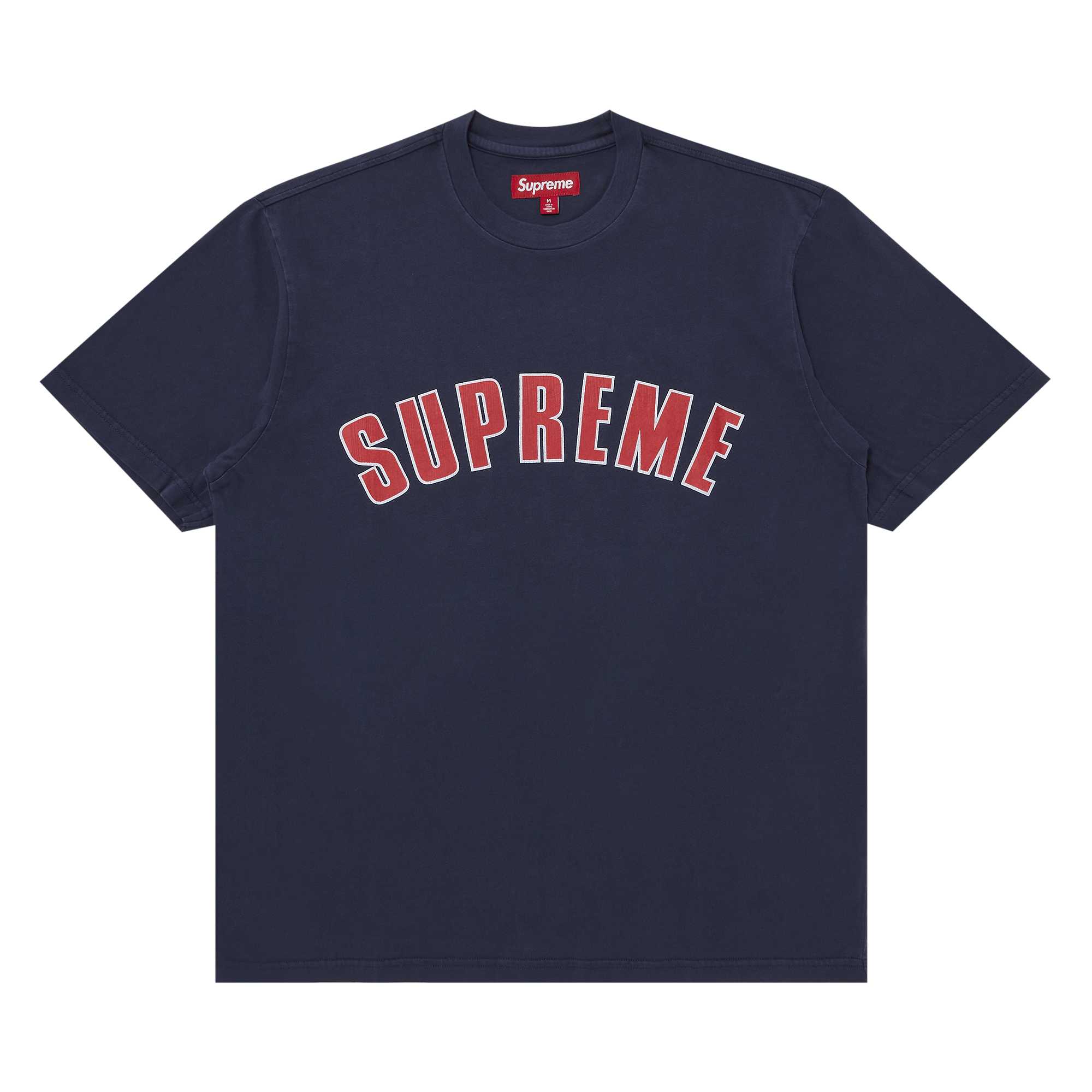 Supreme Cracked Arc Short-Sleeve Top 'Navy'