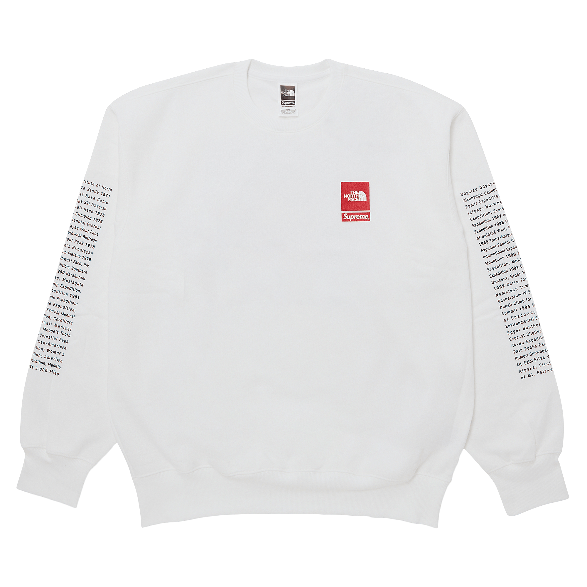 Supreme x The North Face Crewneck 'White'