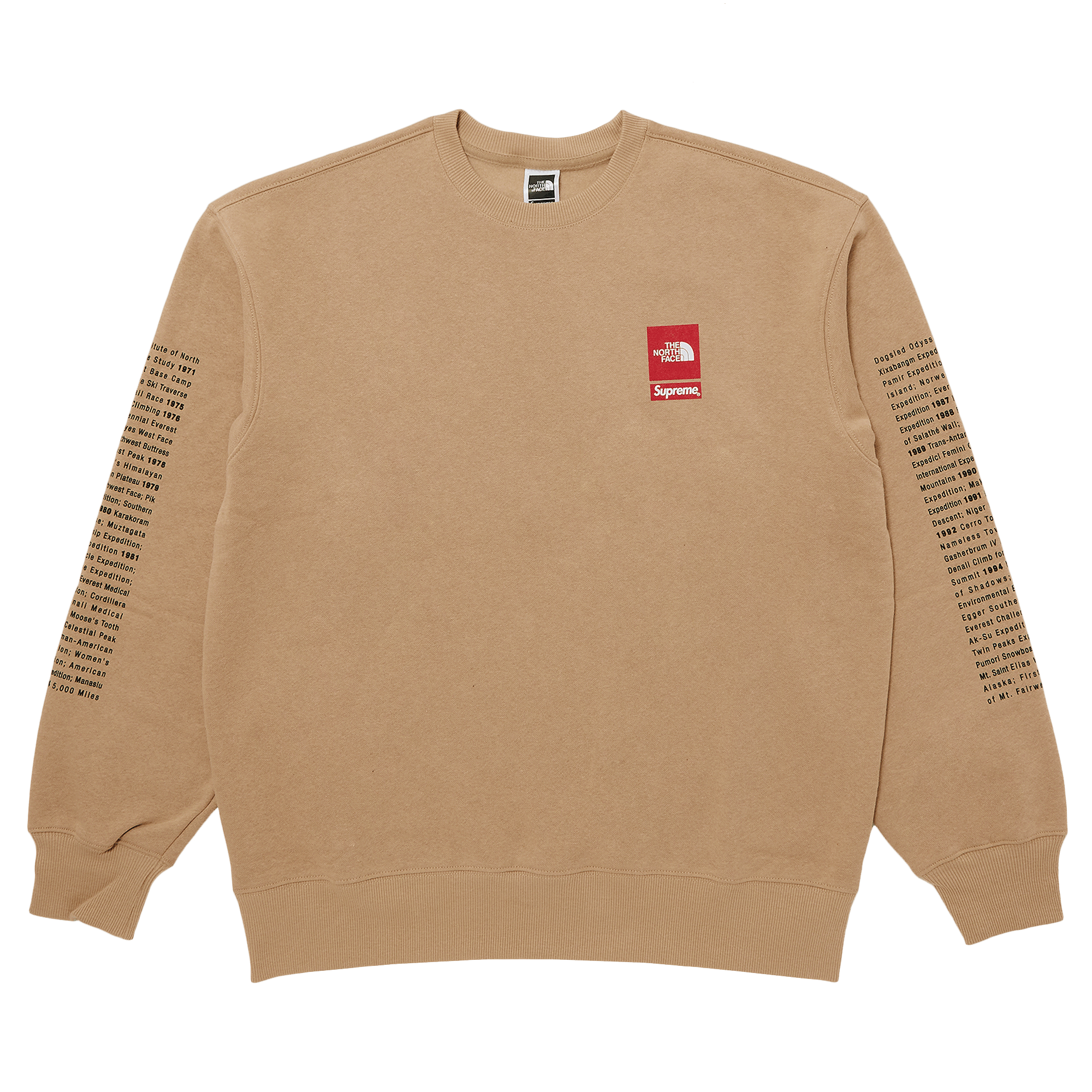 Supreme x The North Face Crewneck 'Khaki'