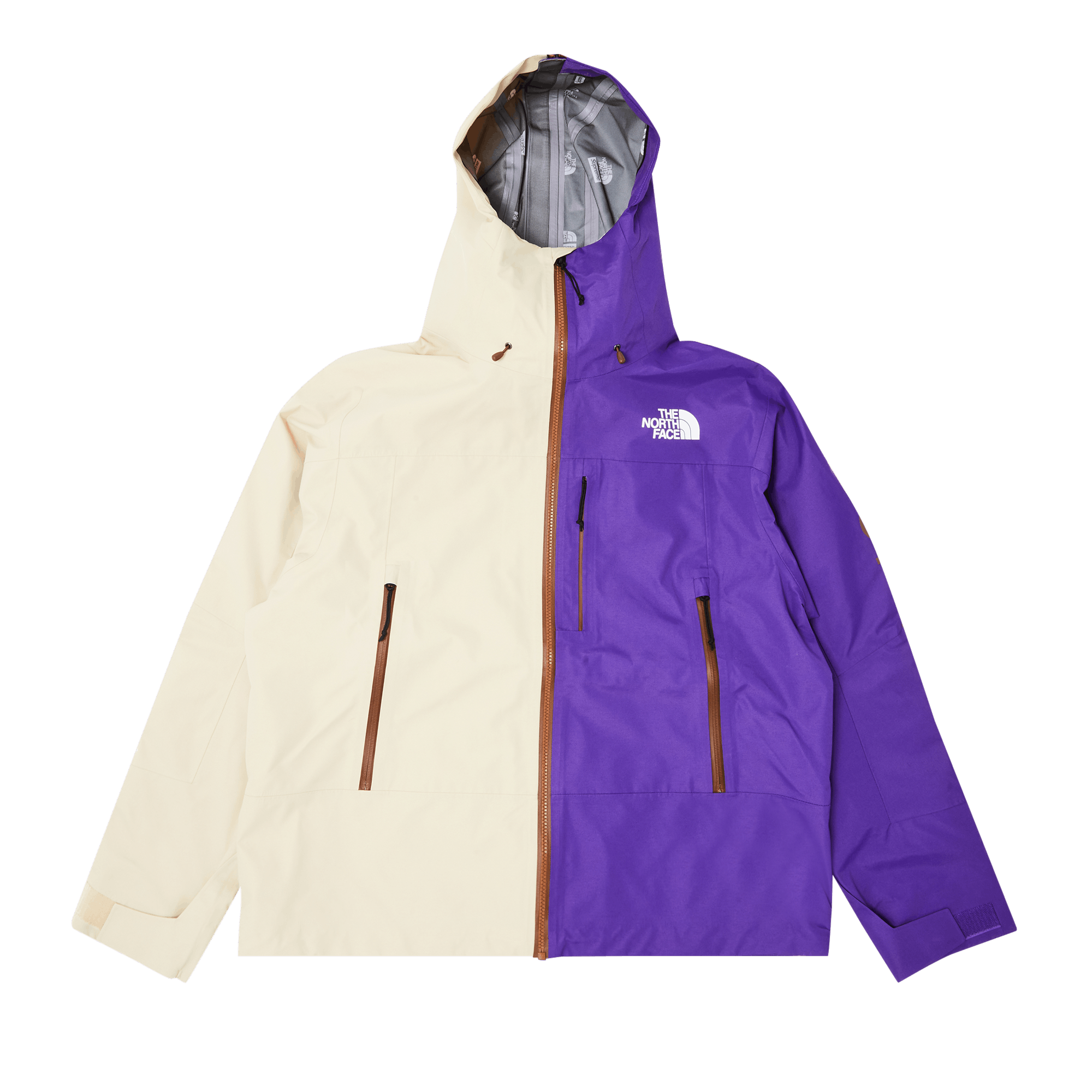 Supreme x The North Face Split Taped Seam Shell Jacket 'Tan'