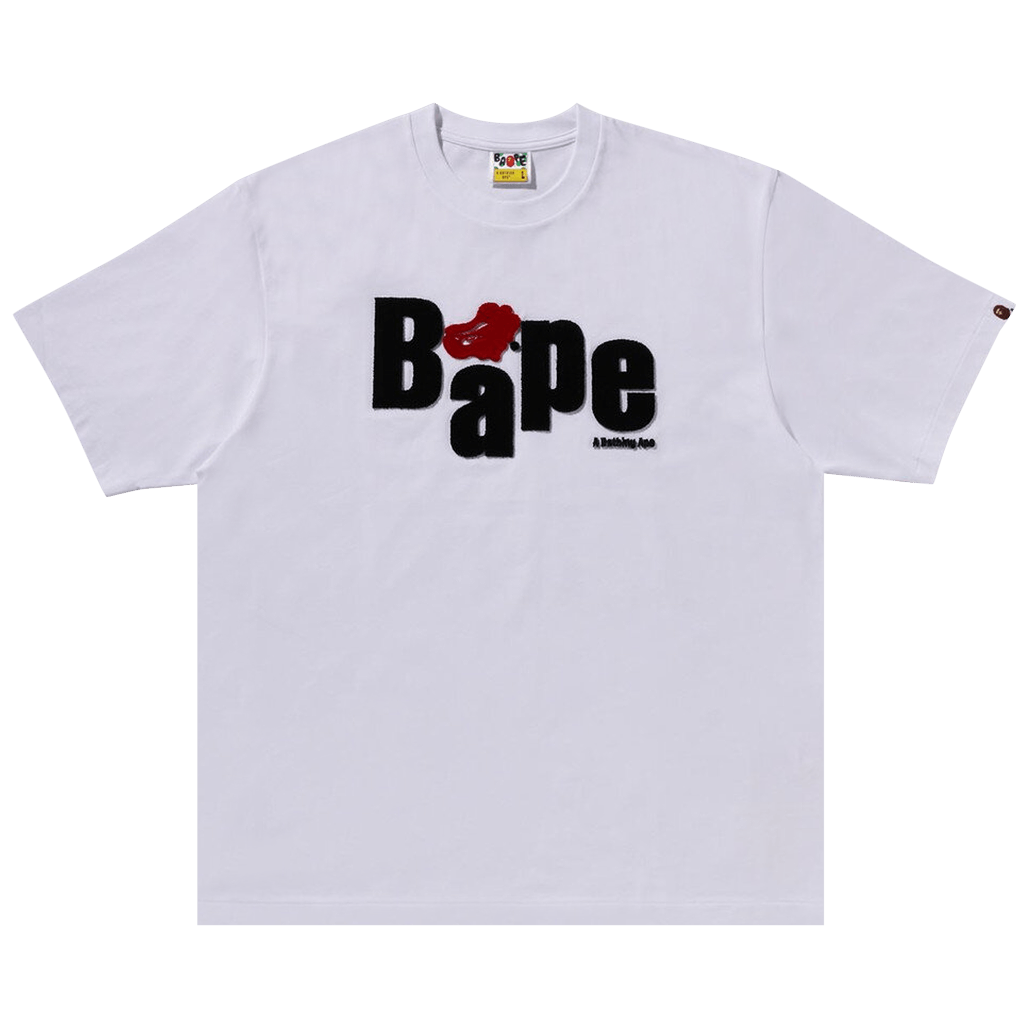 BAPE Heart Ape Head Relaxed Fit Tee 'White'