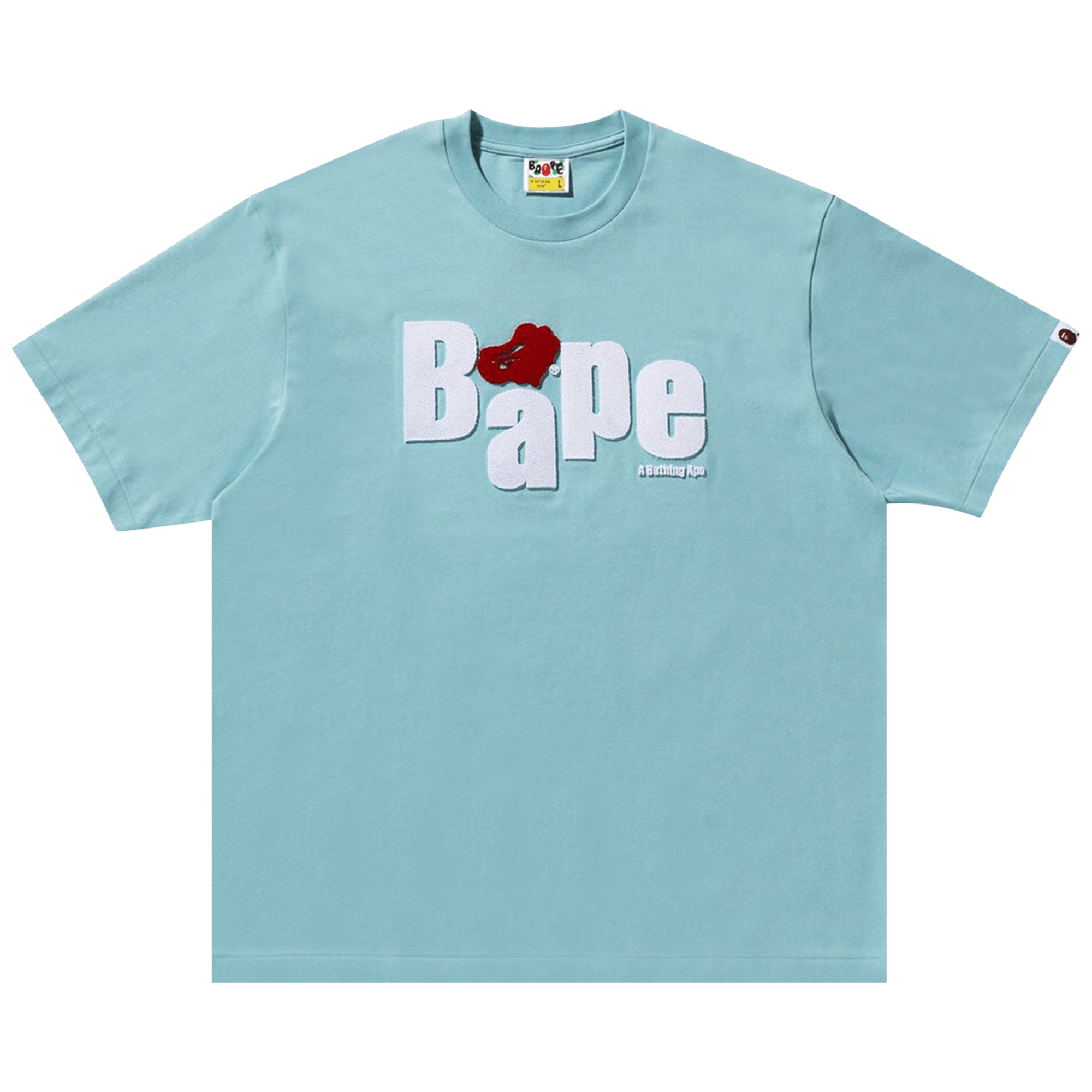BAPE Heart Ape Head Relaxed Fit Tee 'Sax'