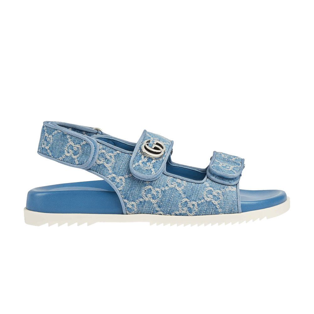 Gucci Wmns GG Sandal 'Light Blue Denim'