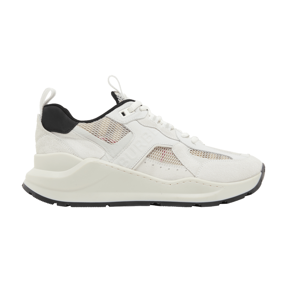 Burberry Wmns Check Mesh Low 'White Tartan'