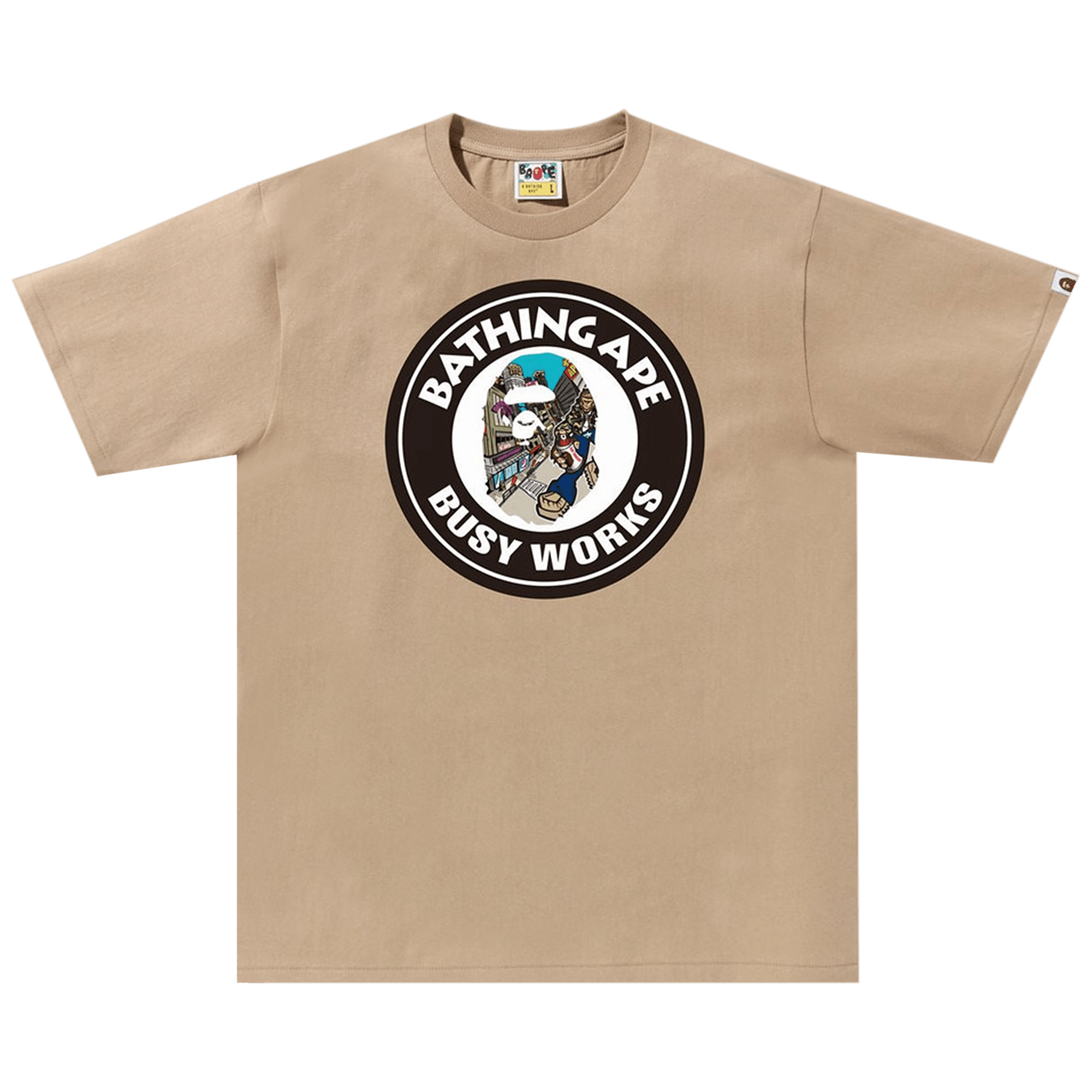 BAPE Comic Art Busy Works Tee 'Beige'