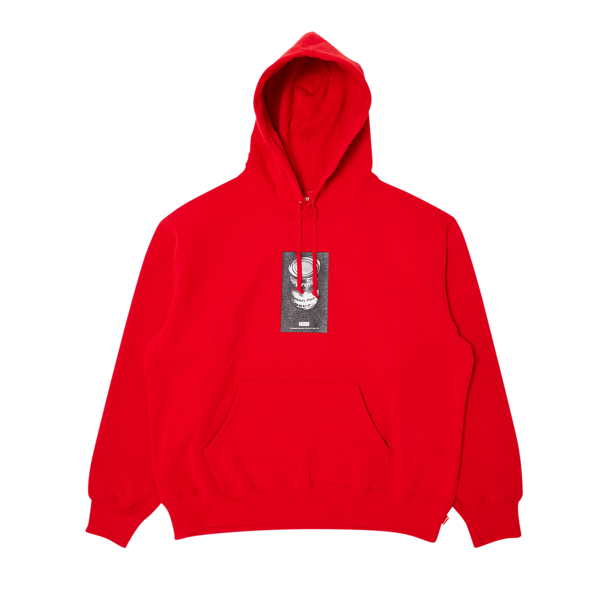 Supreme Soup Can Hooded Sweatshirt 'Red'
