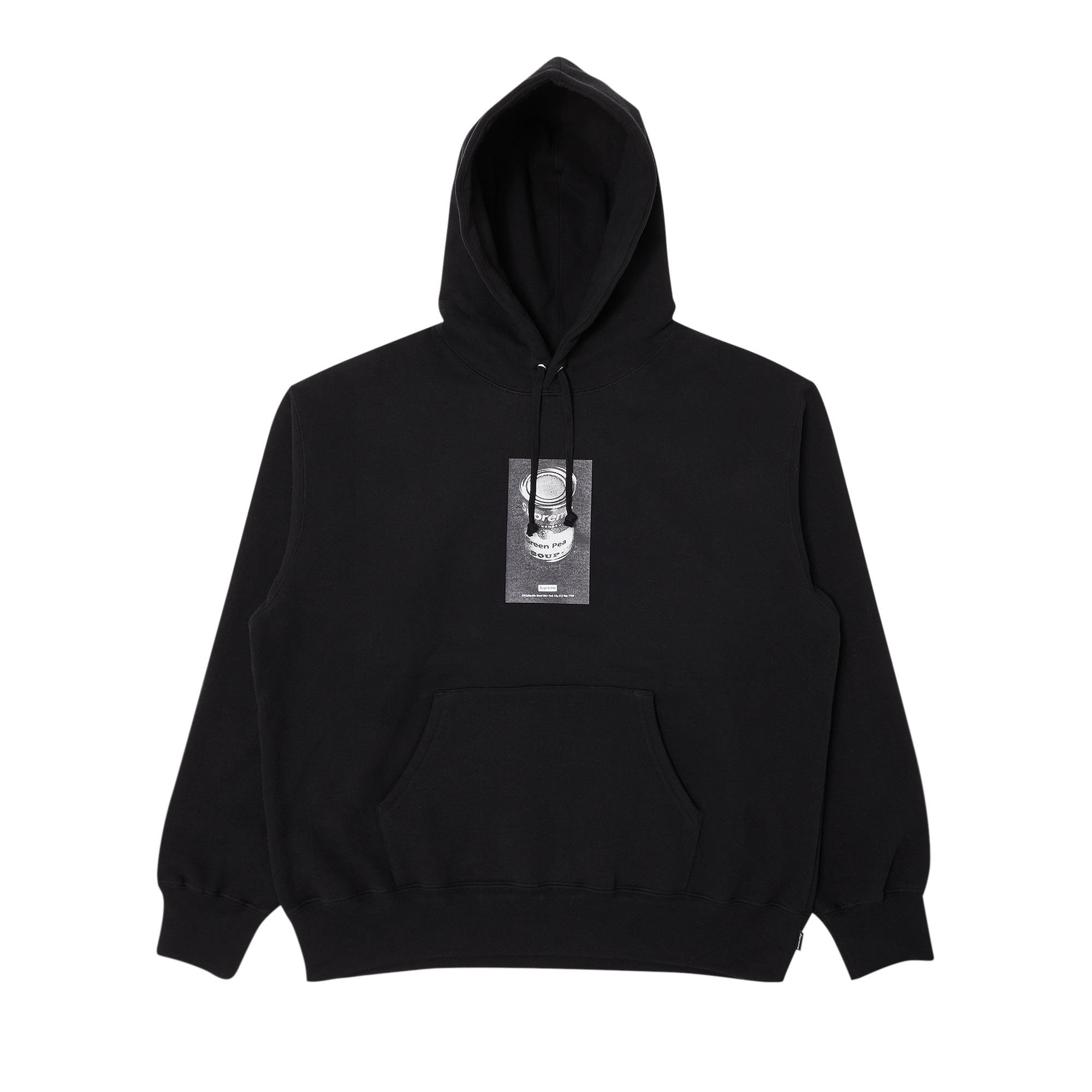 Supreme Soup Can Hooded Sweatshirt 'Black'