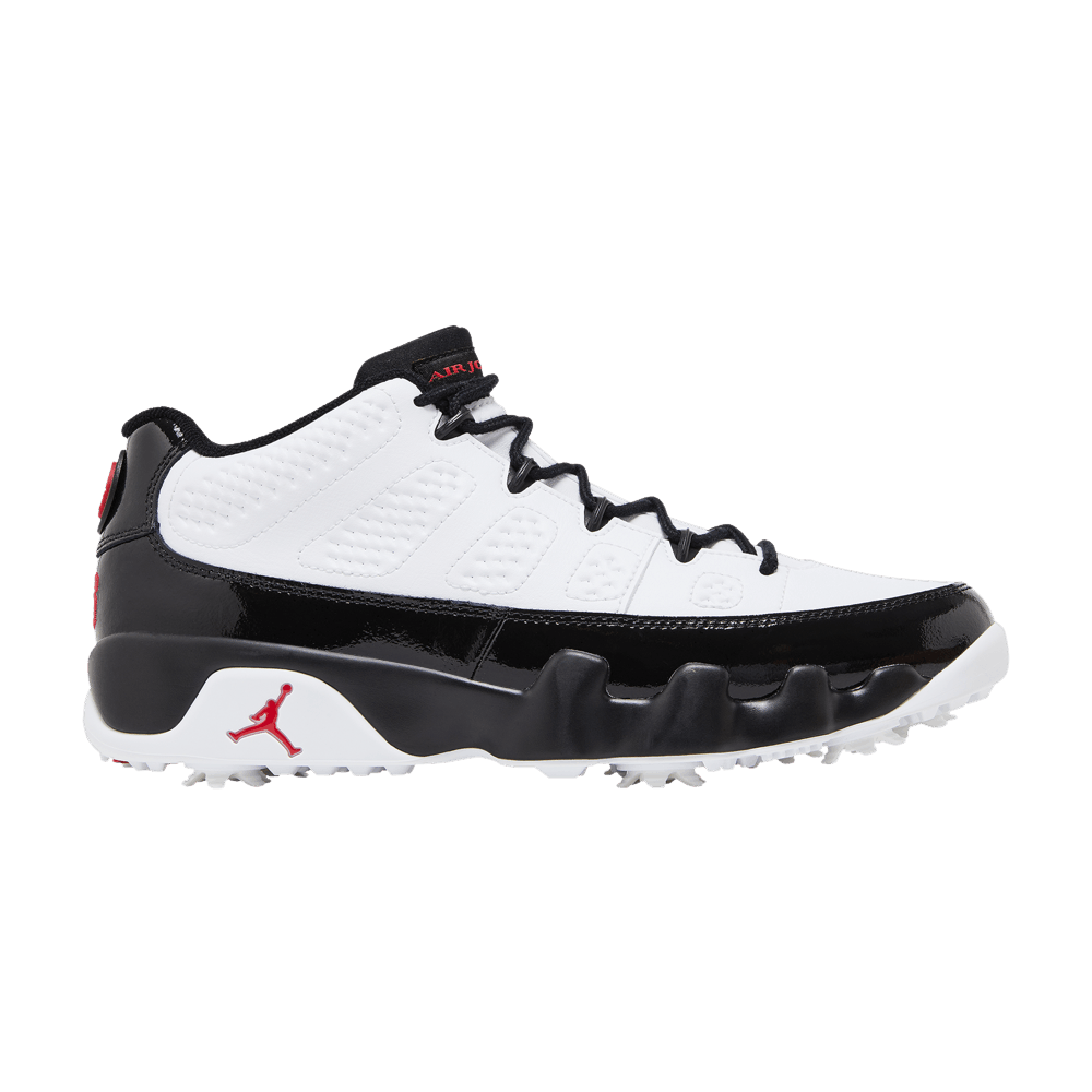 Air Jordan 9 Low Golf 'White Black True Red'