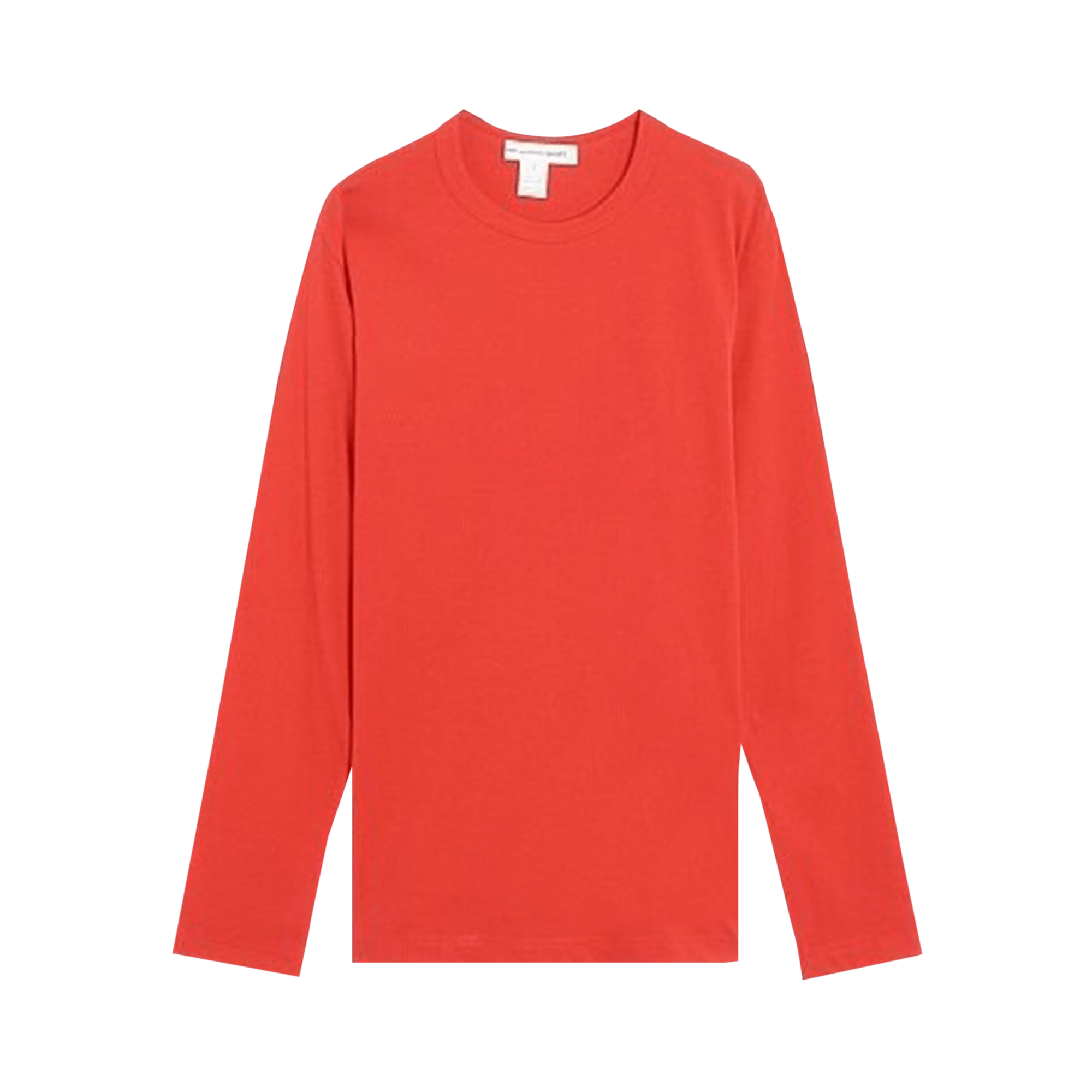 Comme des Garçons SHIRT Rear Logo Long-Sleeve T-Shirt 'Red'