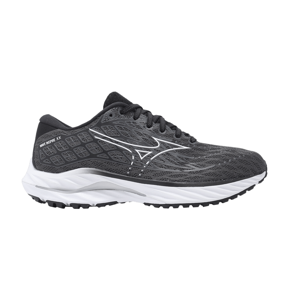 Mizuno Wmns Wave Inspire 20 Wide 'Ebony White Black'