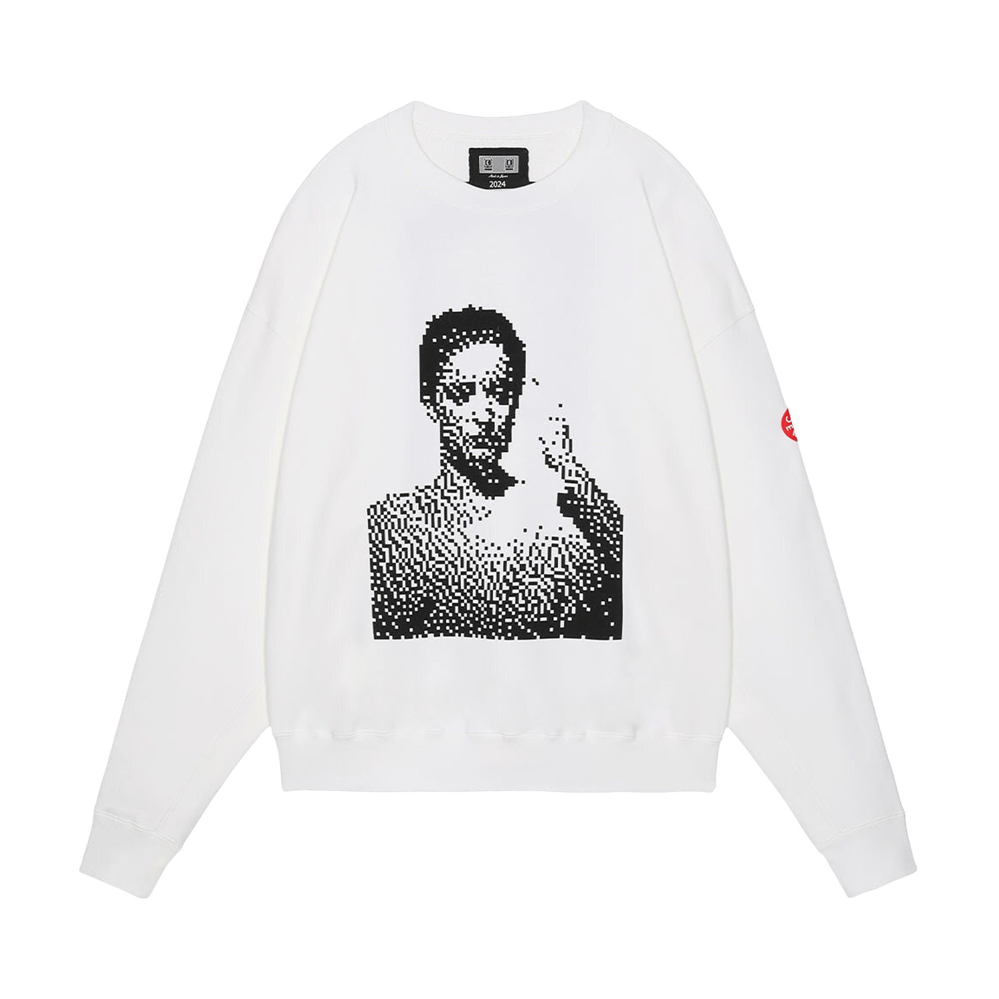 Buy Cav Empt Side Rib Loose Net Knit Sweater 
