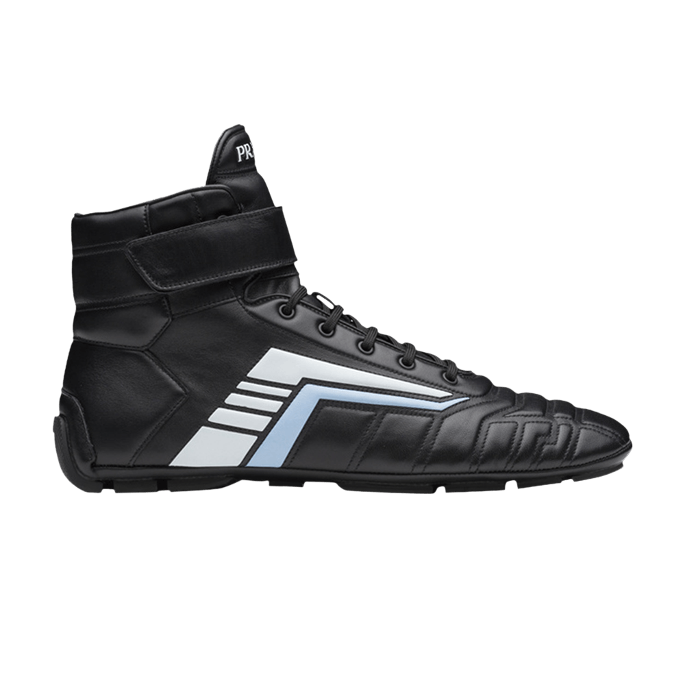 Prada Rev Cuero High 'Black Light Blue'
