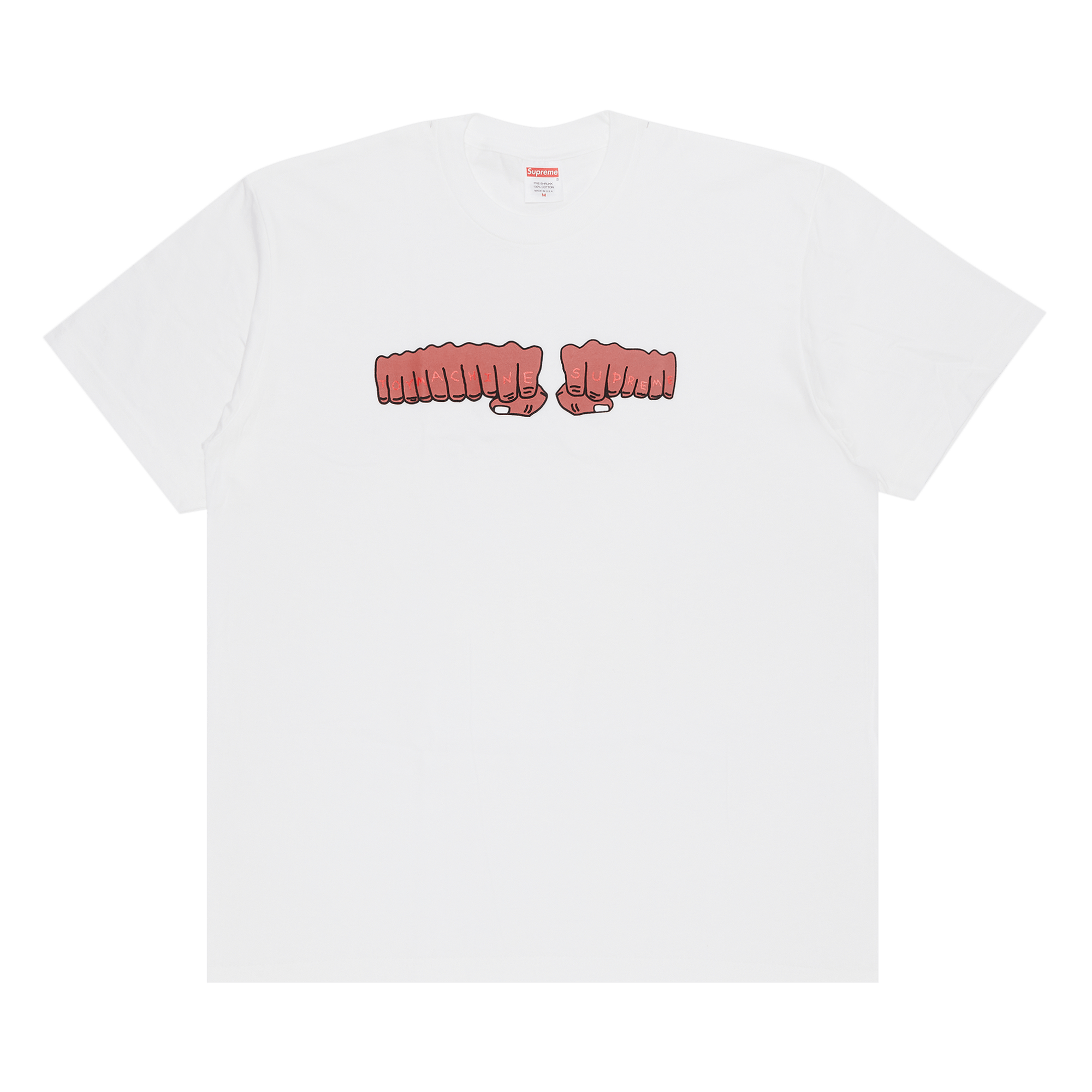 Supreme x Toy Machine Fist Tee 'White'