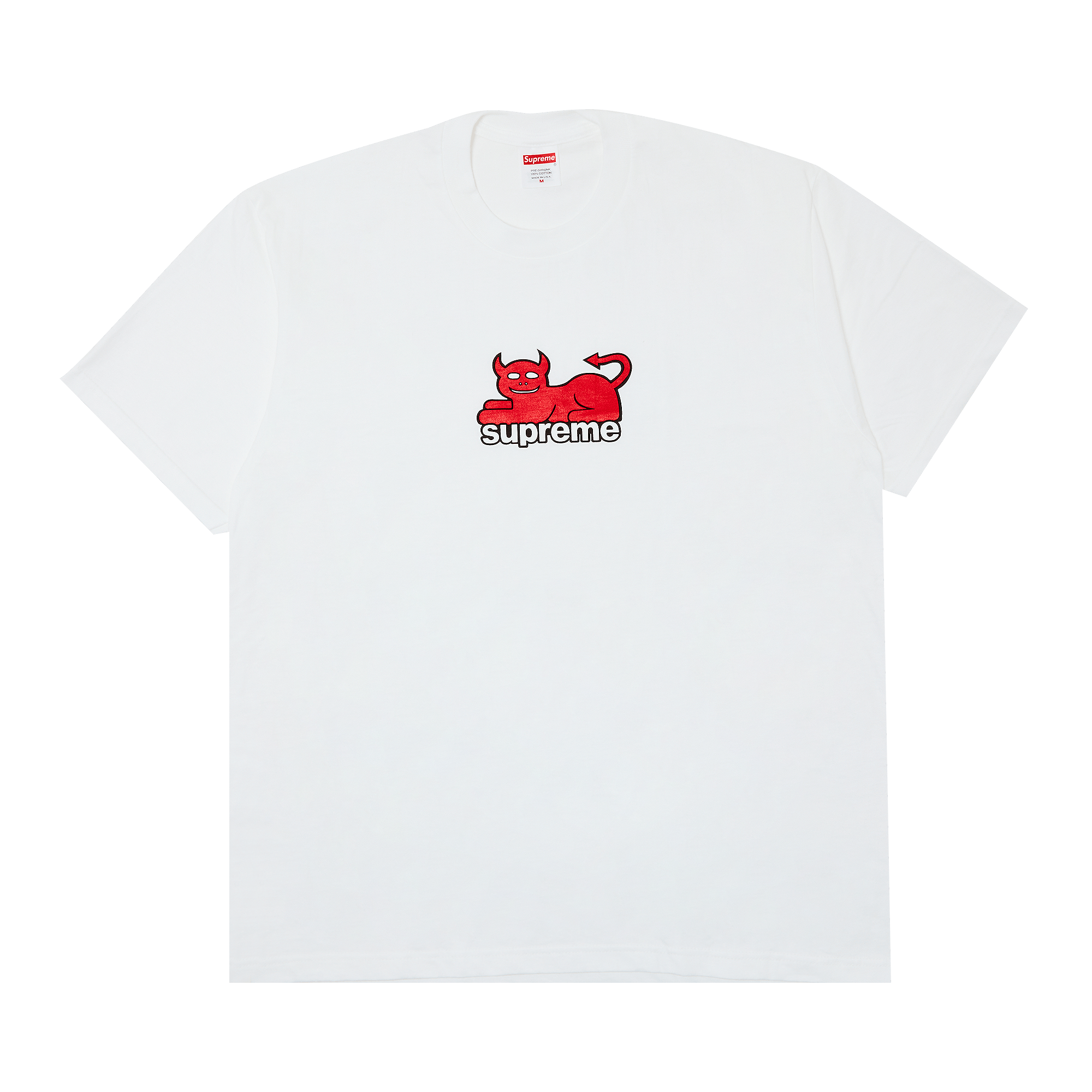Supreme x Toy Machine Devil Cat Tee 'White'