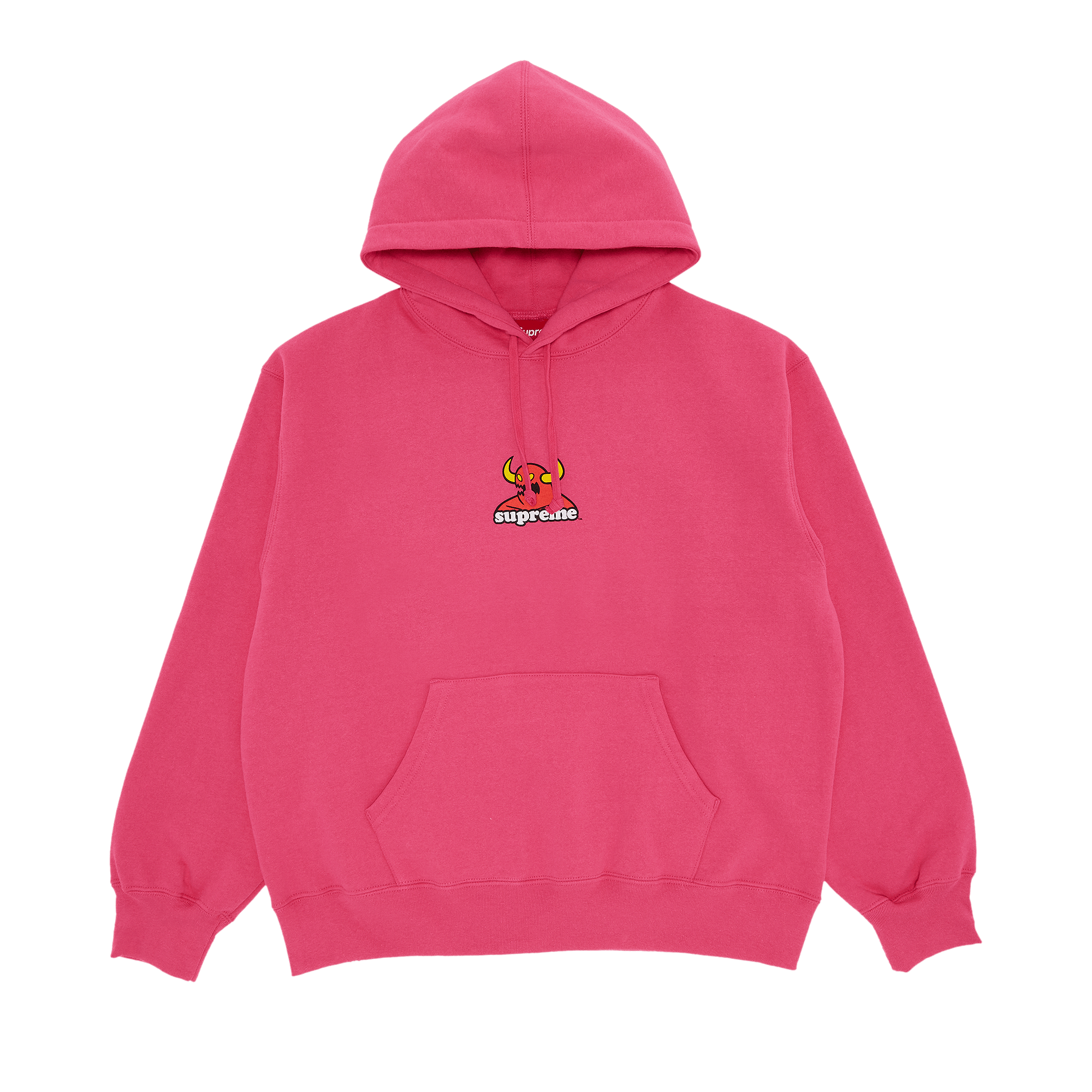 Supreme x Toy Machine Hooded Sweatshirt 'Magenta'