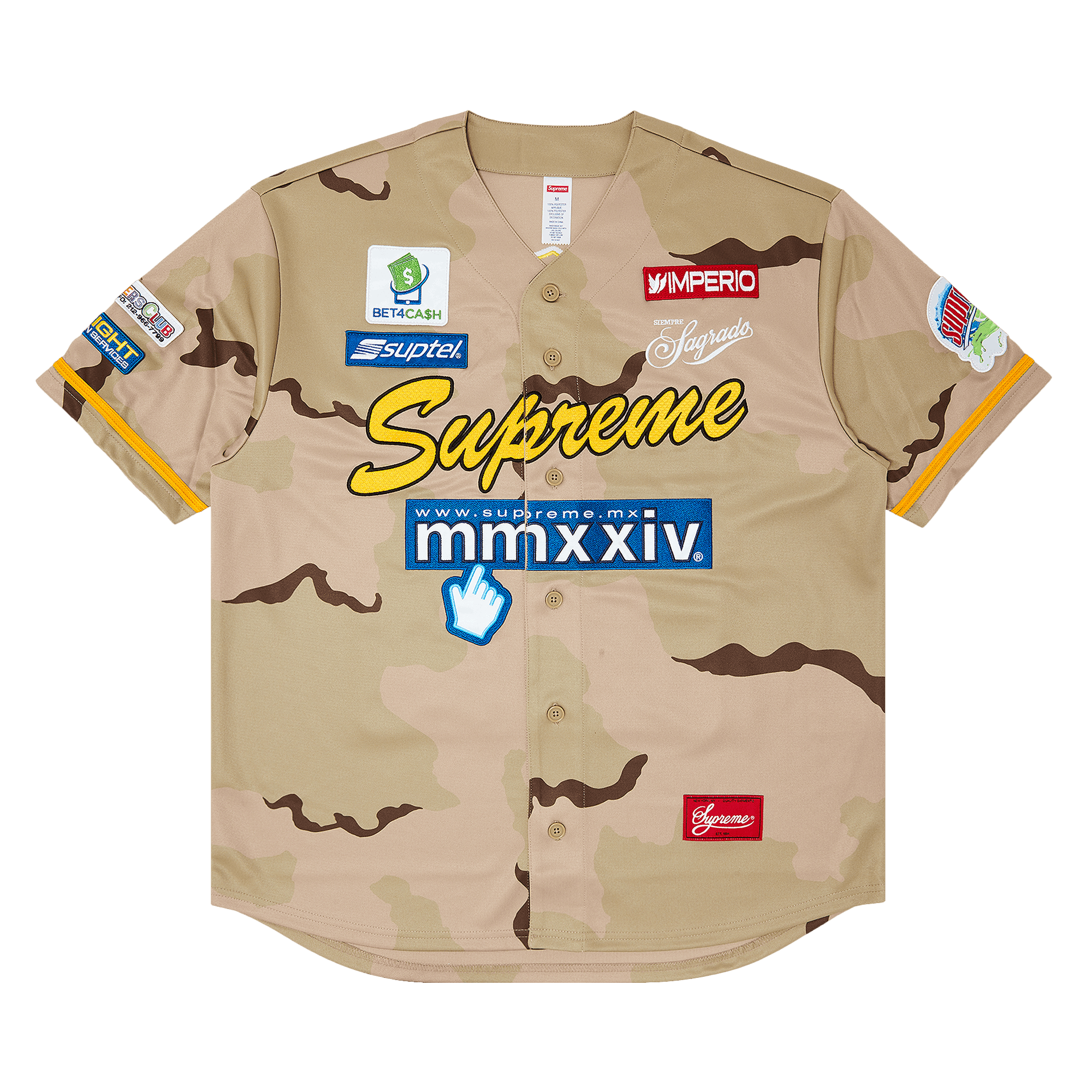 Supreme Chosen One Baseball Jersey 'Desert Camo'