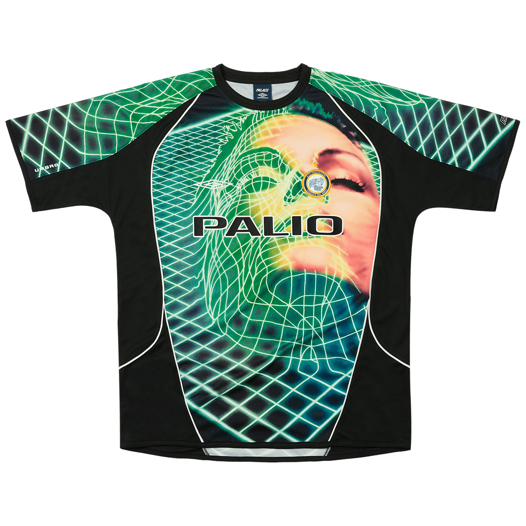 Palace x Umbro 3rd Goalie Shirt 'Black Neon'
