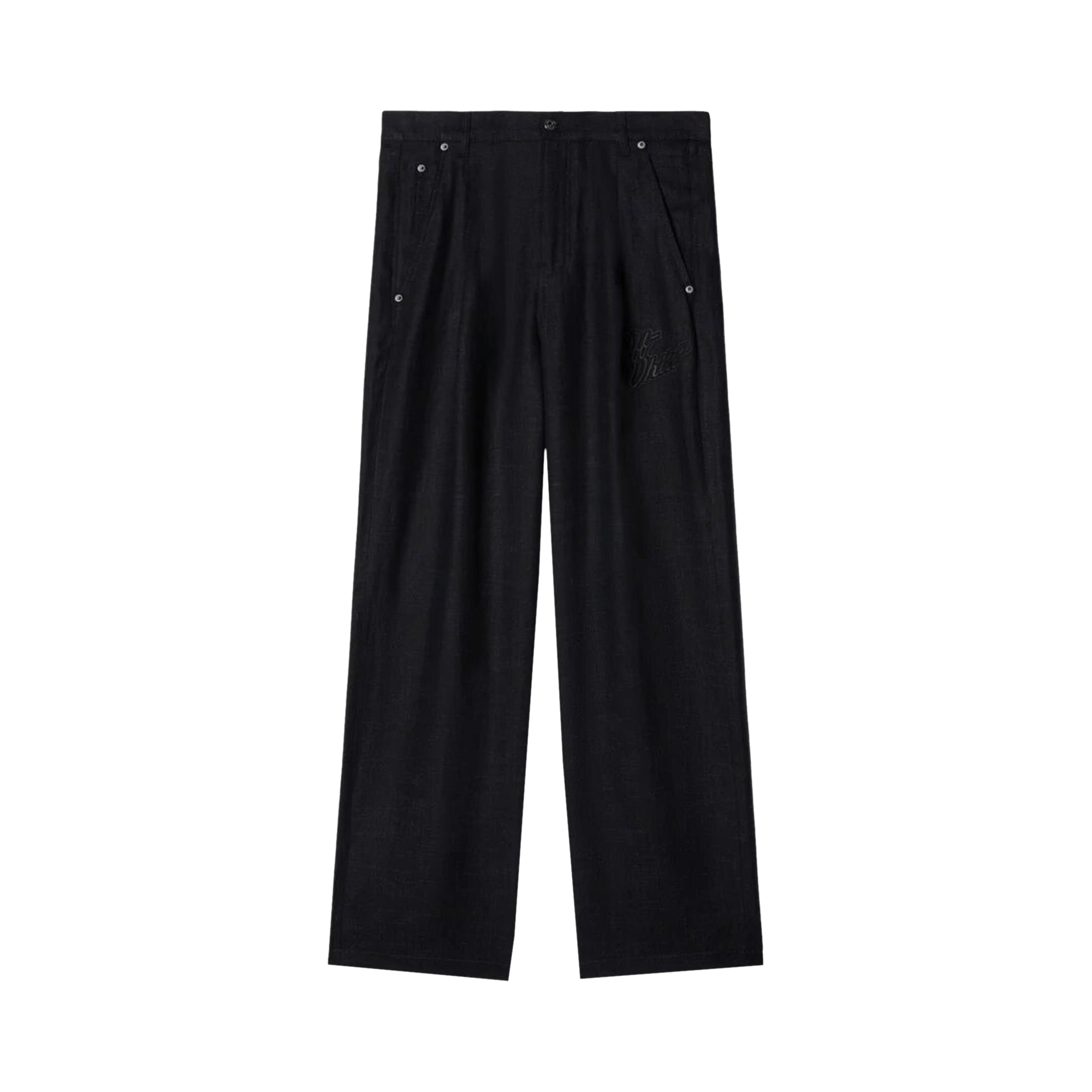 Off-White Wide Leg Trousers 'Black'