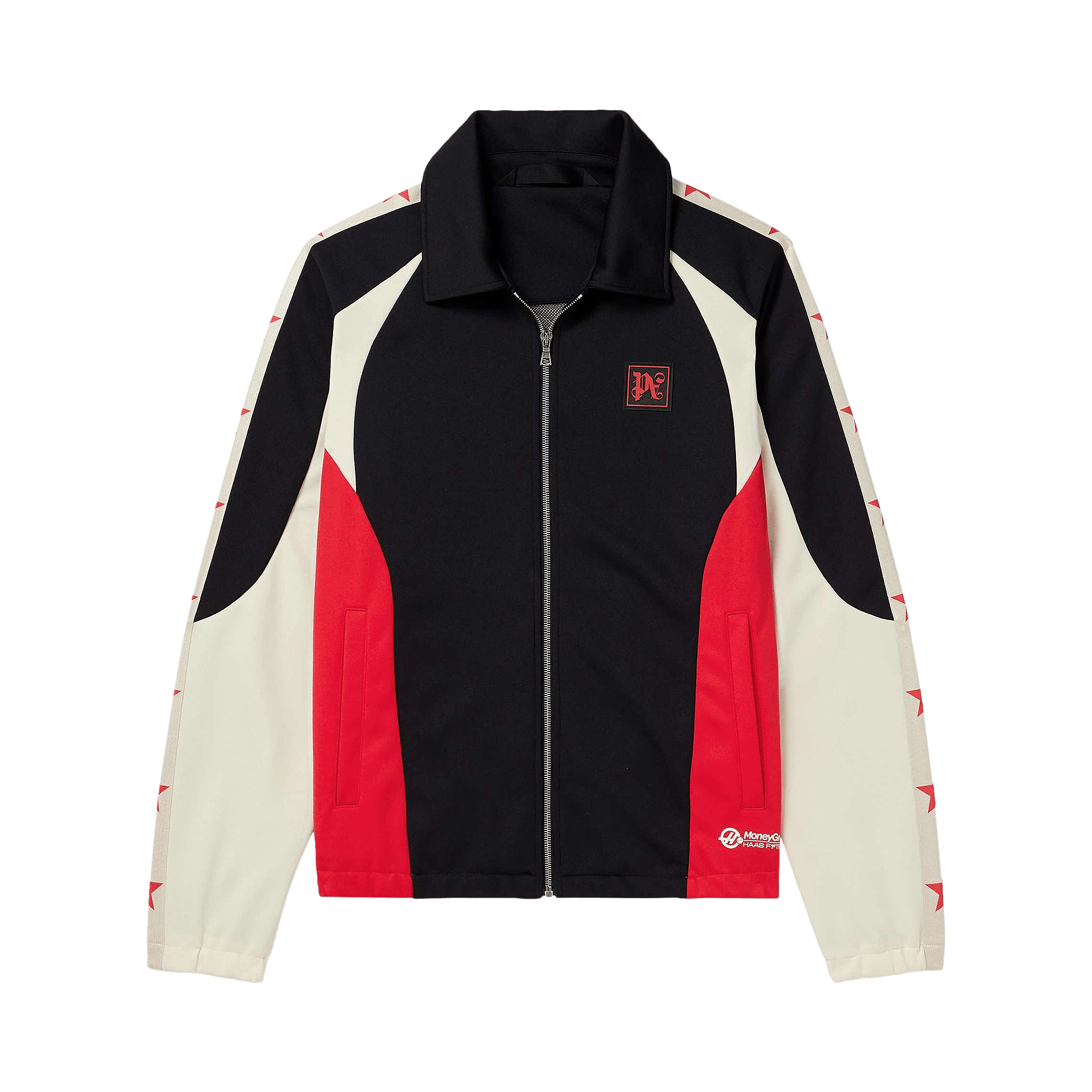 Palm Angels Track Top 'Black/Off White'