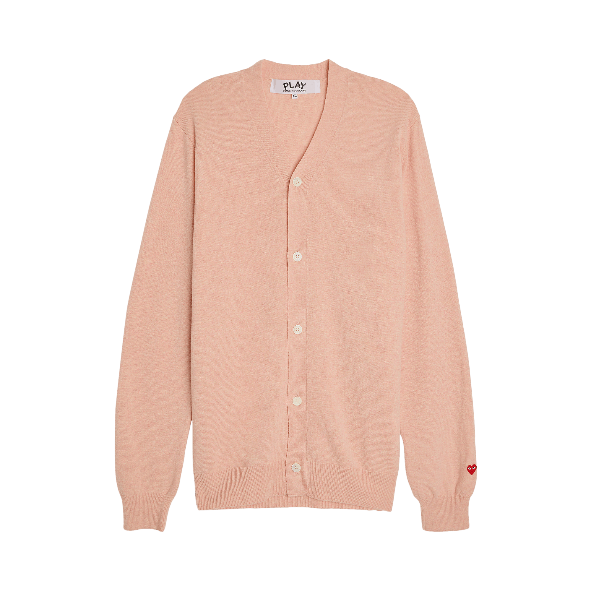 Comme des Garçons PLAY Small Heart Cardigan 'Light Pink'