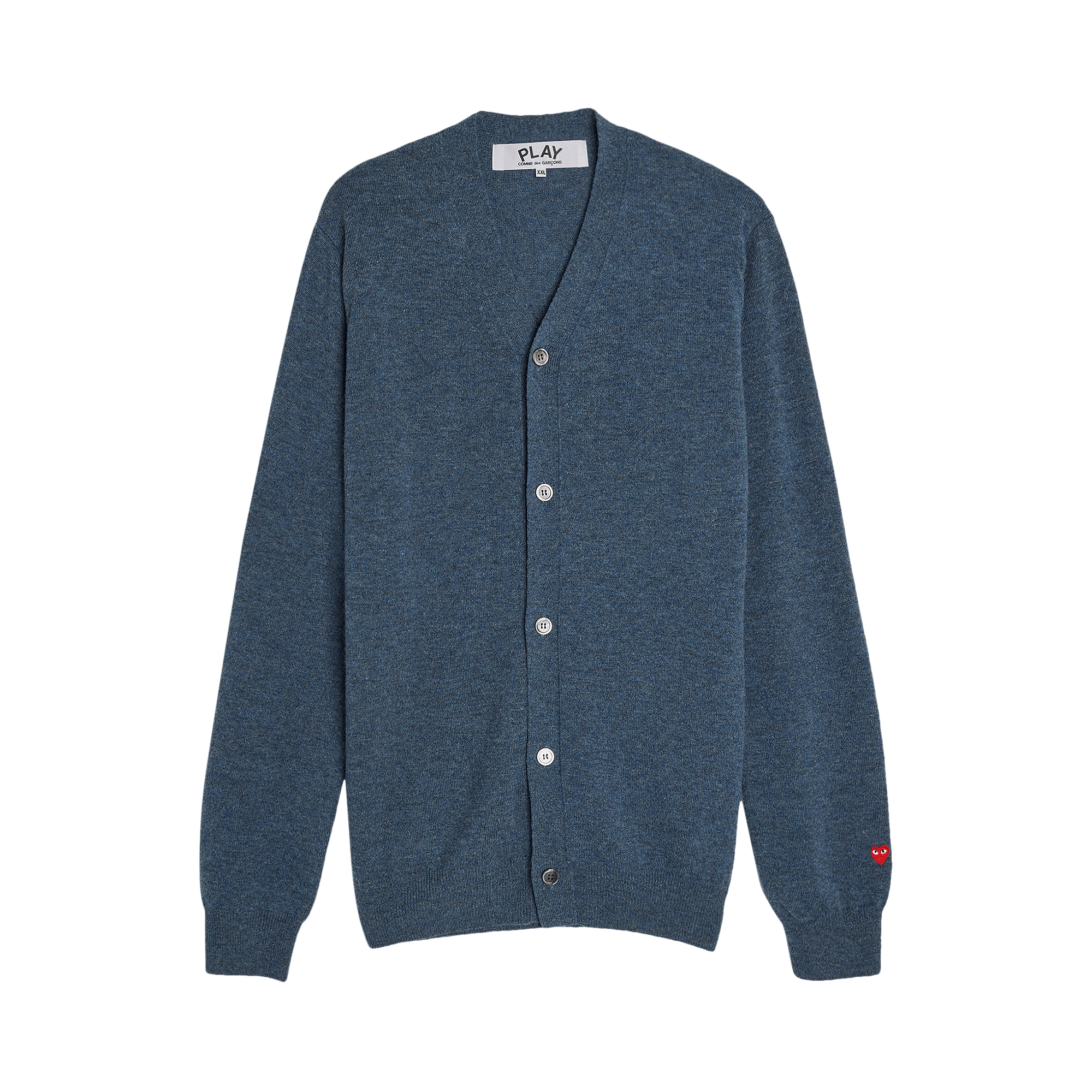 Comme des Garçons PLAY Small Heart Cardigan 'Navy'