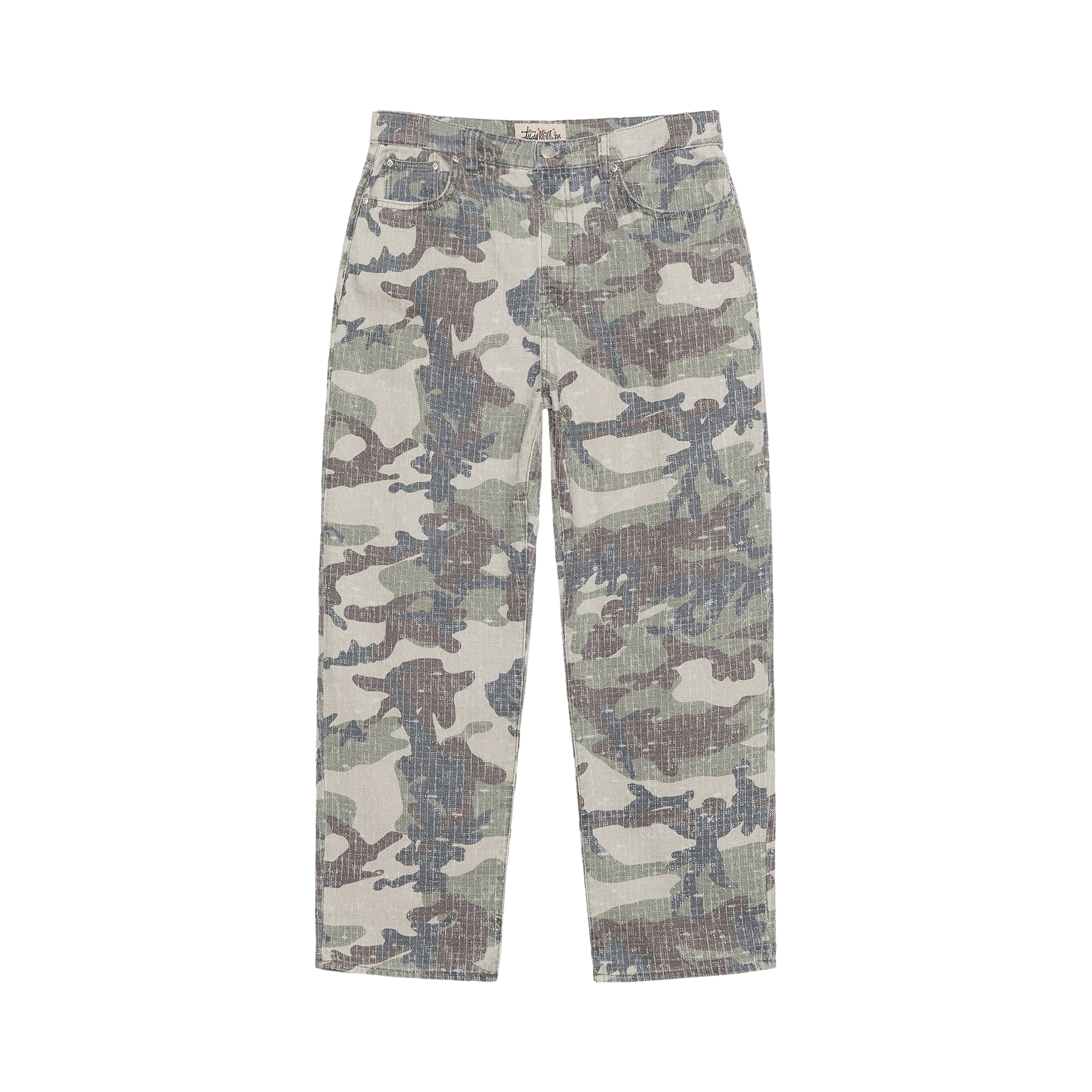 Stussy Needlepunch Big Ol' Jean 'Woodland Camo'