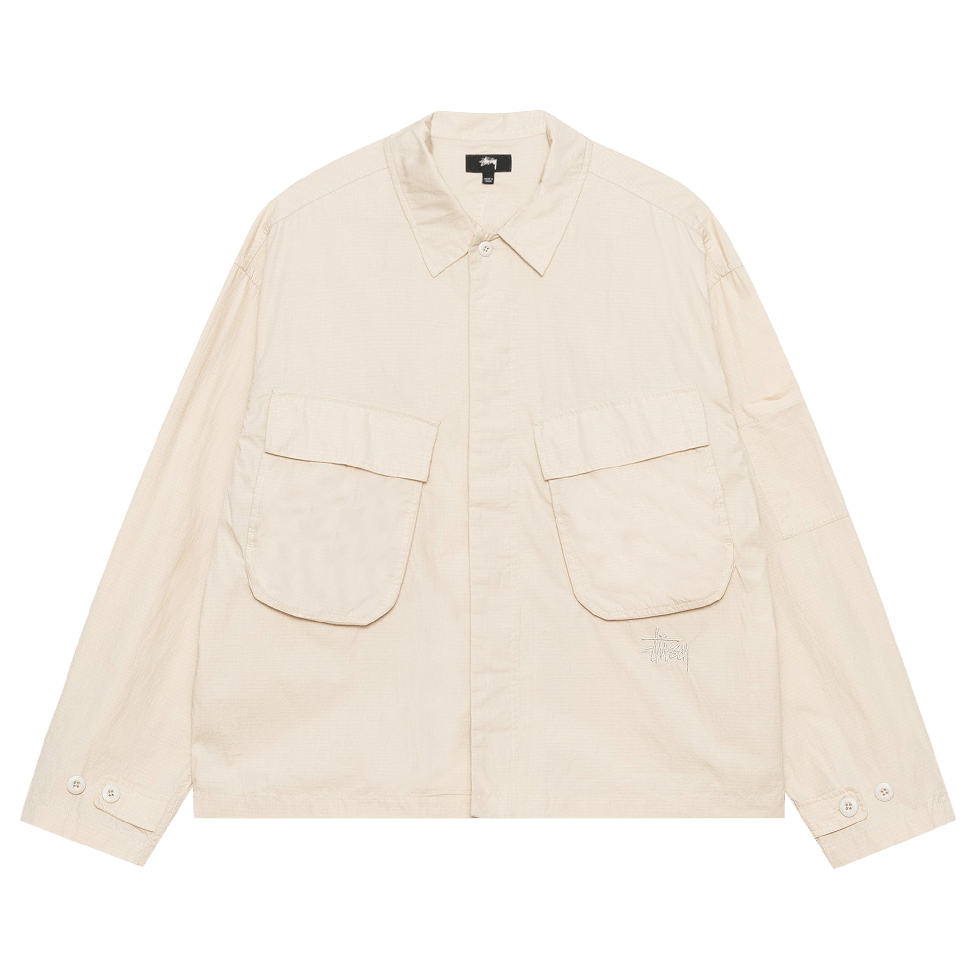Stussy Military Overshirt 'Bone'