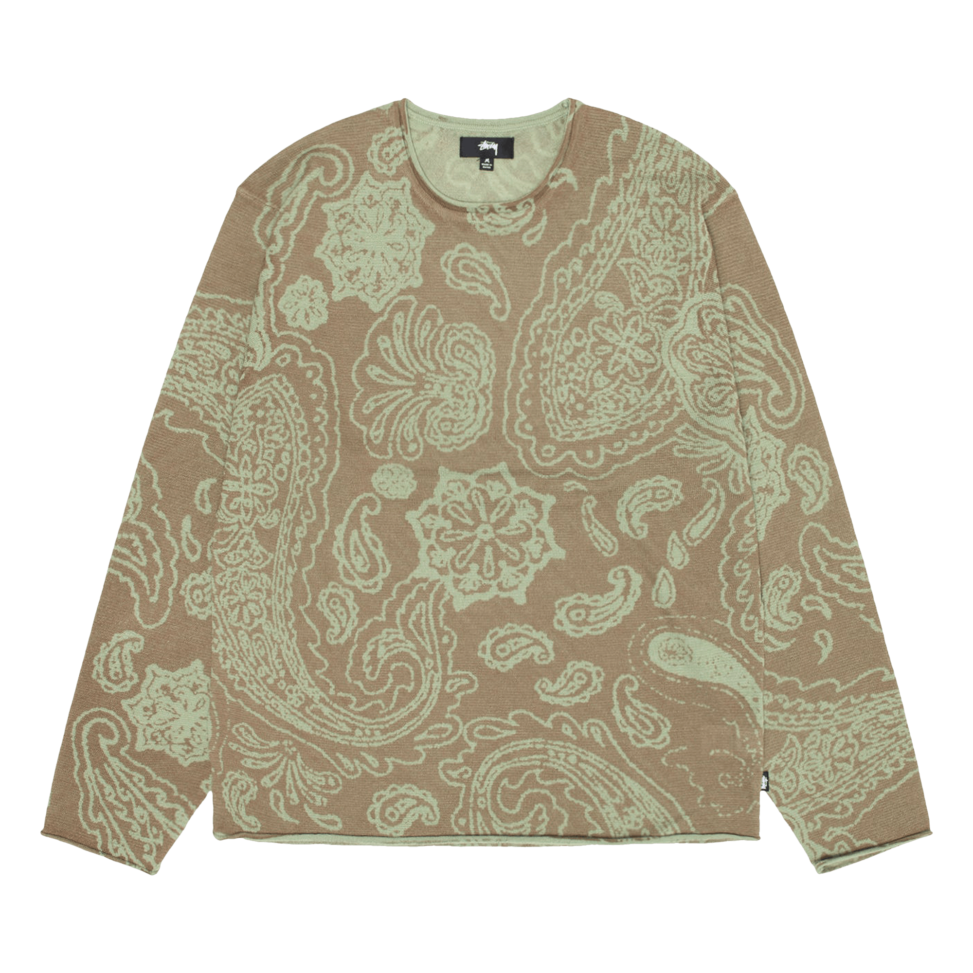 Stussy Paisley Sweater 'Brown'