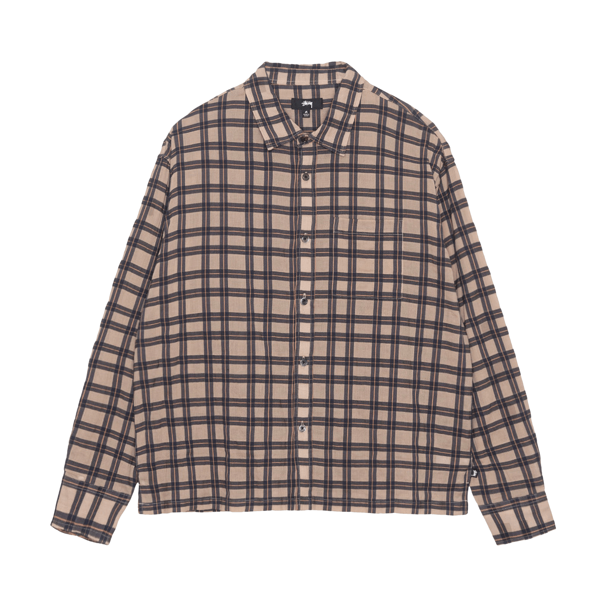 Stussy Sonoma Plaid Shirt 'Tan'