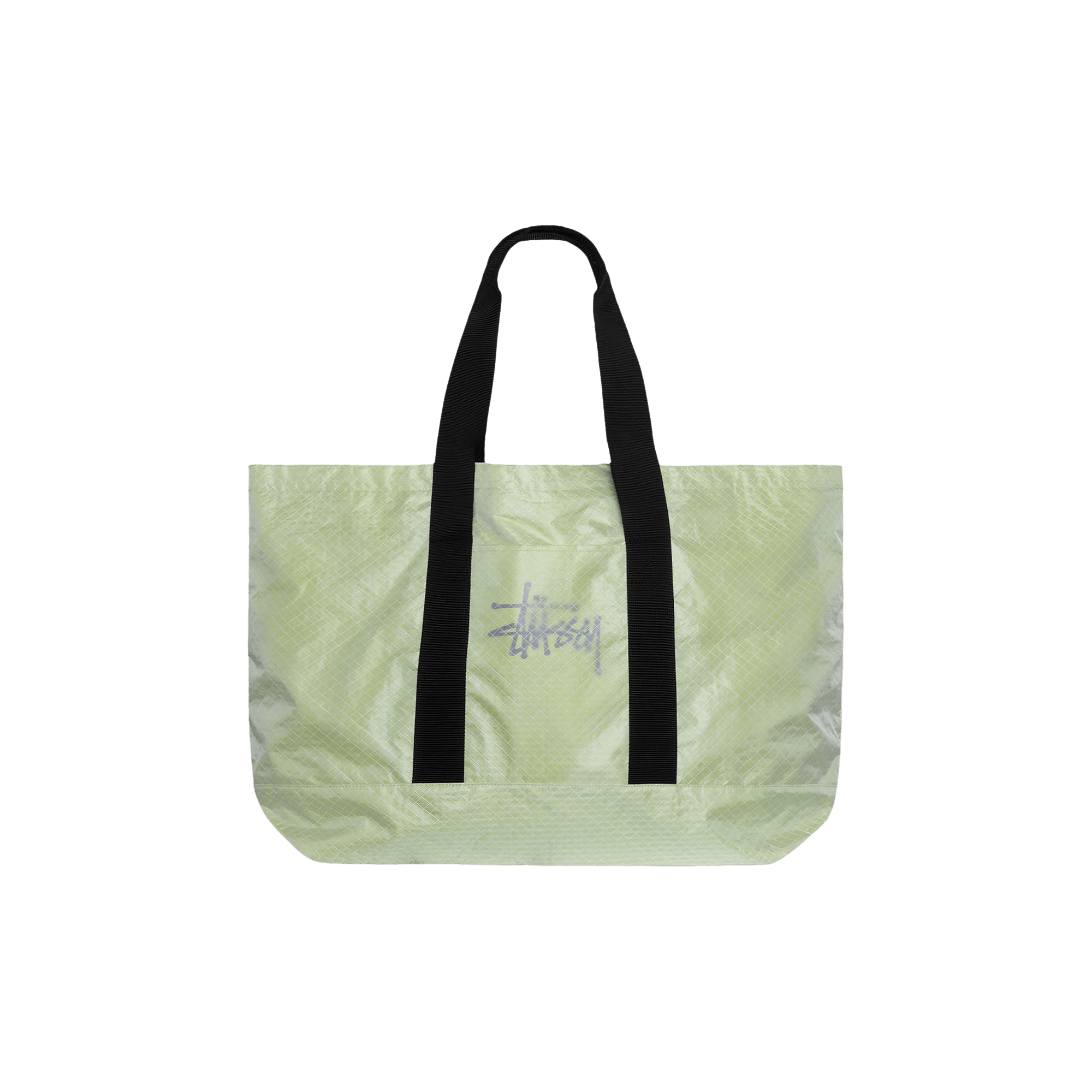 Stussy Ripstop Overlay Extra Large Tote Bag 'Lime'