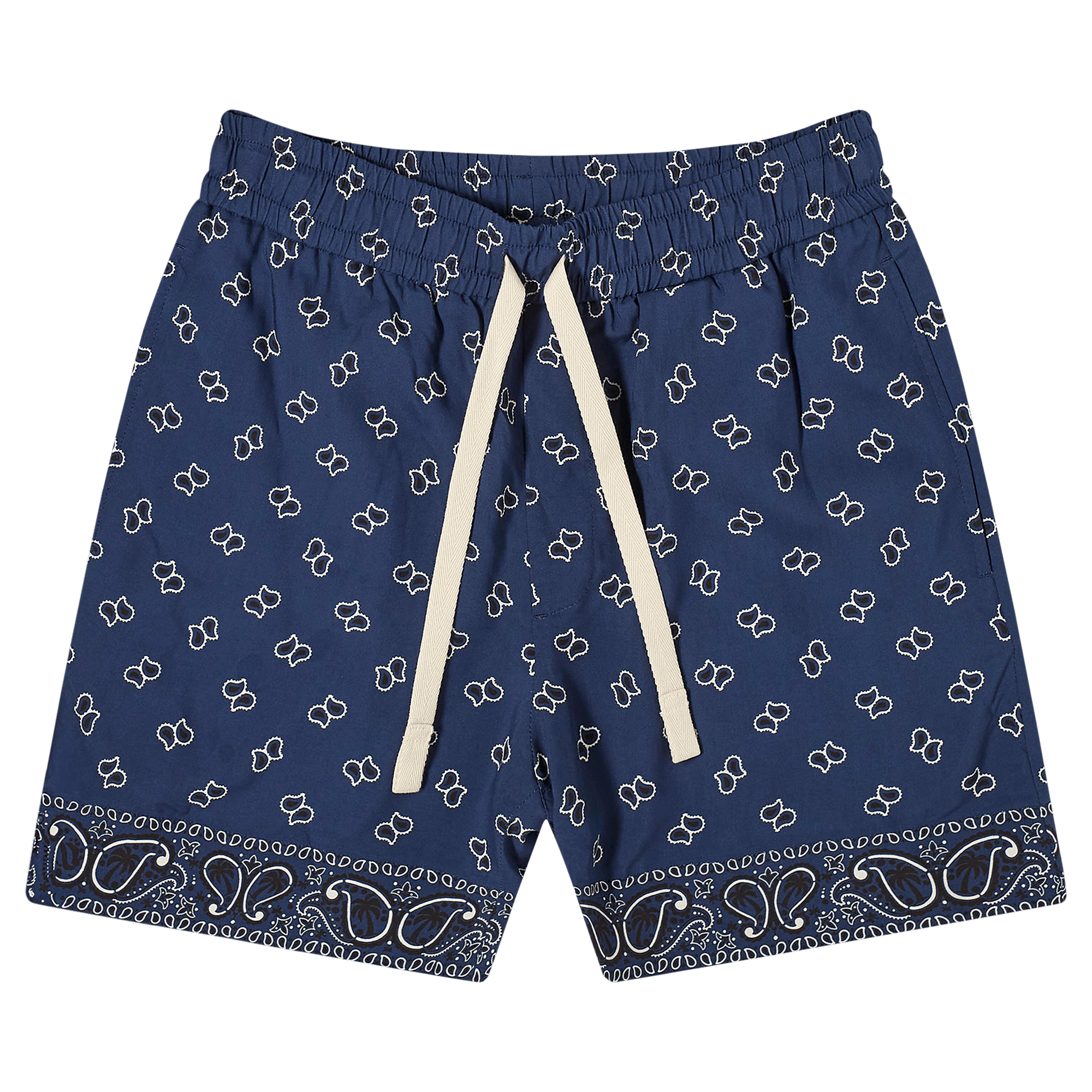Palm Angels Paisley Shorts 'Navy Blue'