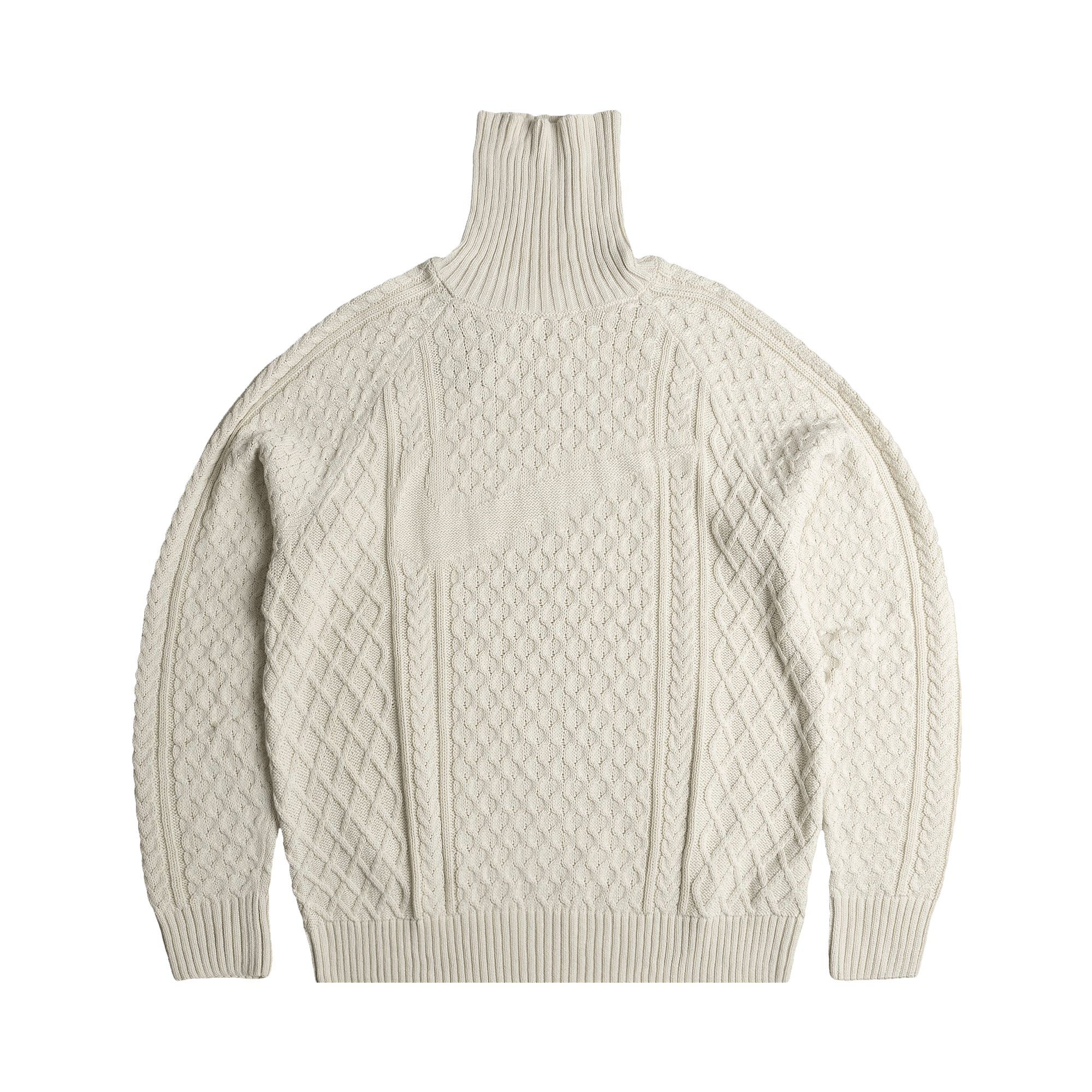 Nike Cable Knit Turtleneck Sweater 'Light Bone'