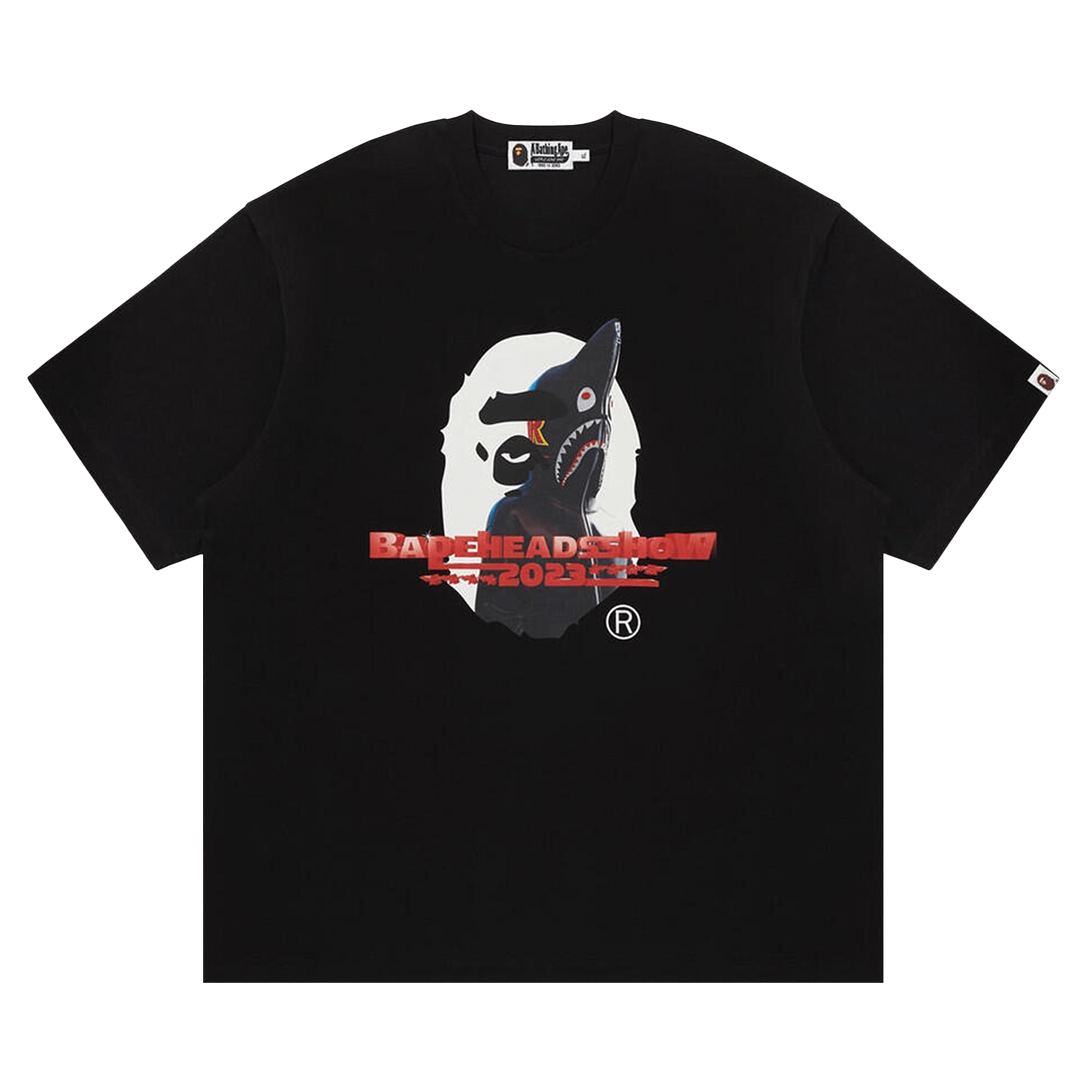 BAPE Heads Show Bape Relaxed Fit Tee 'Black'