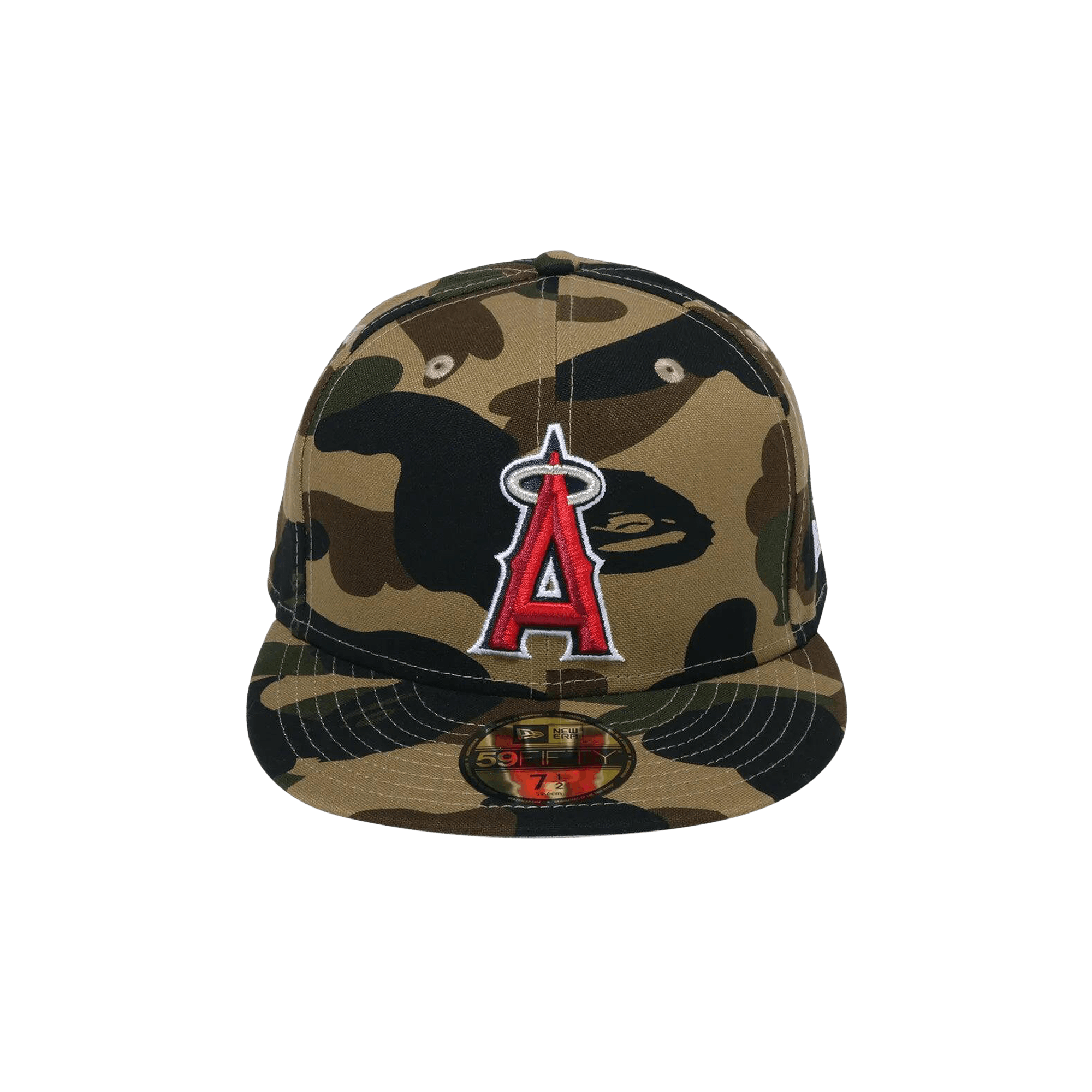 BAPE x MLB x New Era Los Angeles Angels 59FIFTY Cap 'Green'