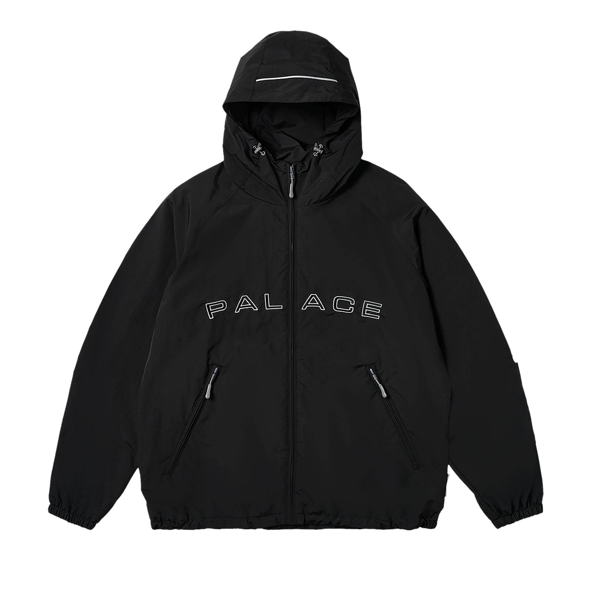 Palace Arc Shell Hooded Jacket 'Black'