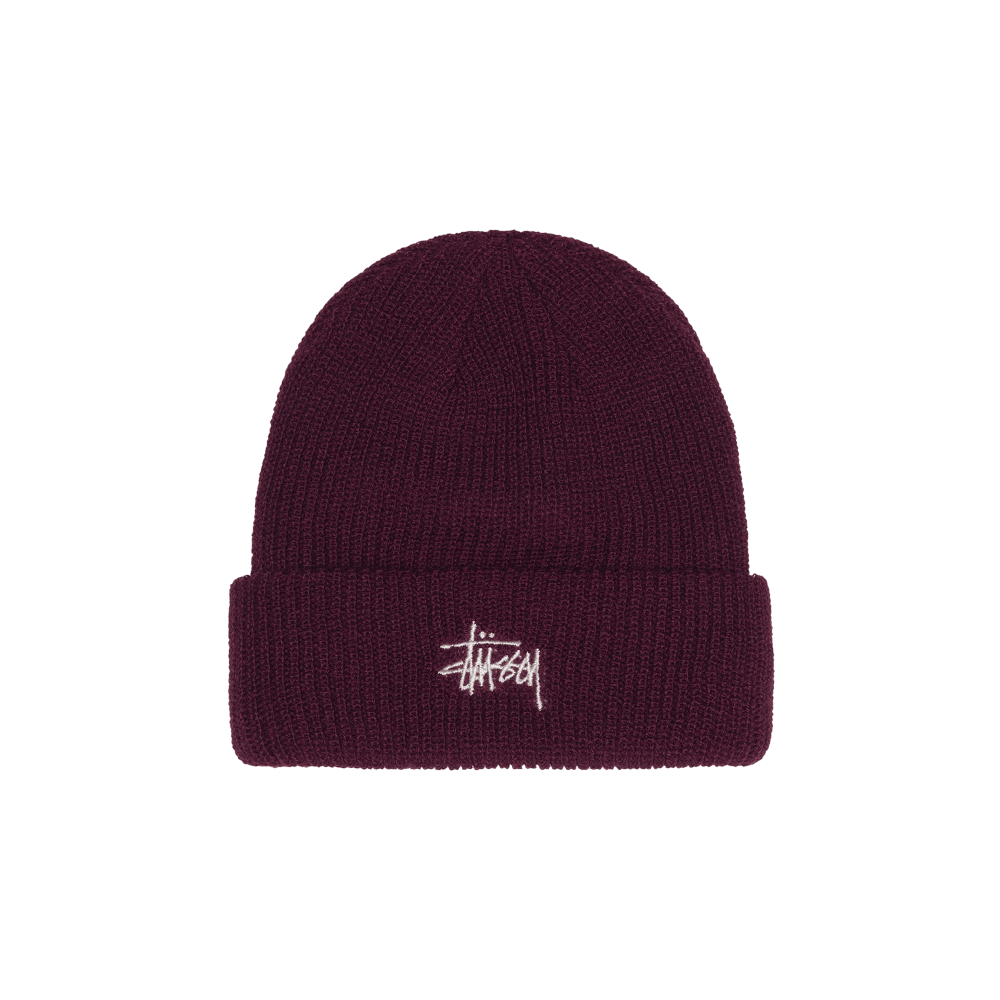 Stussy Basic Cuff Beanie 'Plumb'