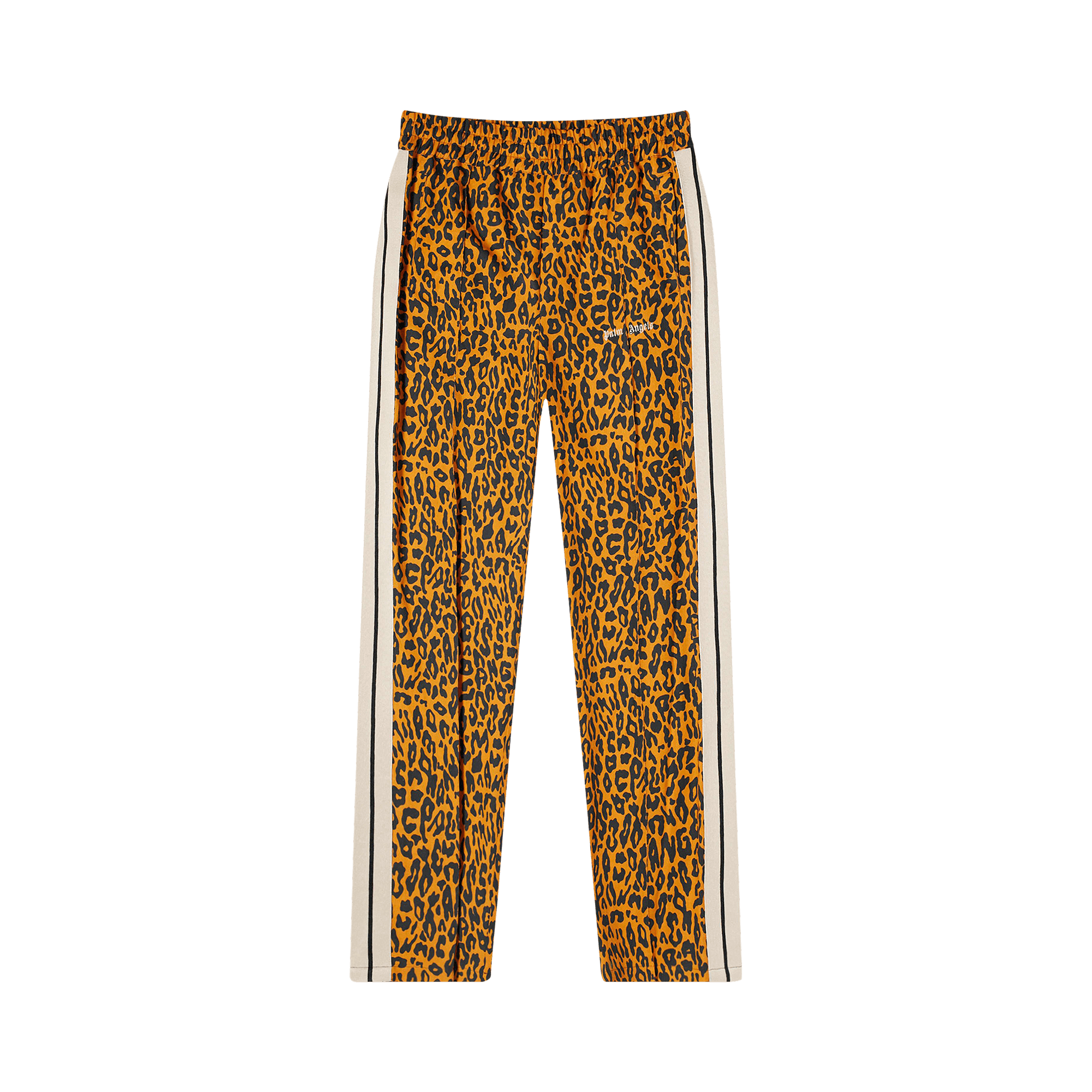 Palm Angels Cheetah Track Pants 'Orange/Black'