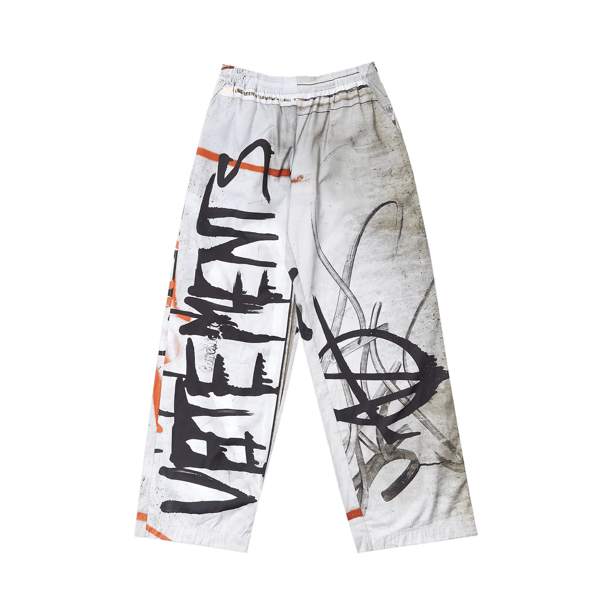 Buy Vetements Graffiti Pyjama Pants 'White' - UE52PA410W WHIT | GOAT