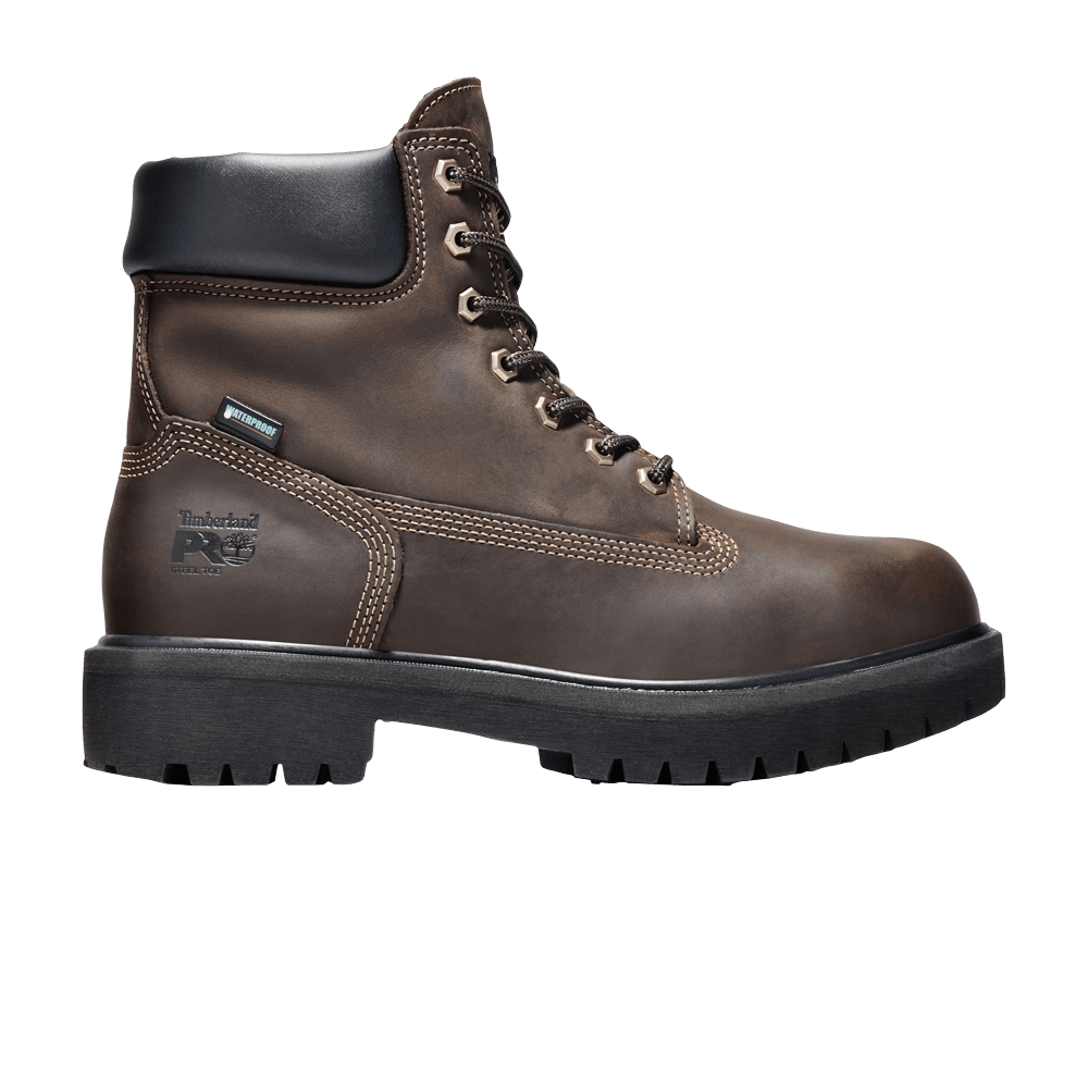 Timberland Direct Attach 6 Inch Steel Toe Waterproof Work Boot 'Brown'