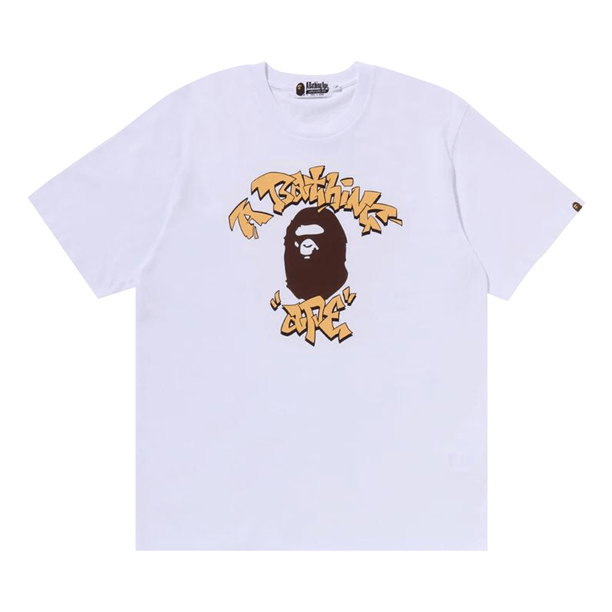 BAPE Graffiti College Tee 'White'