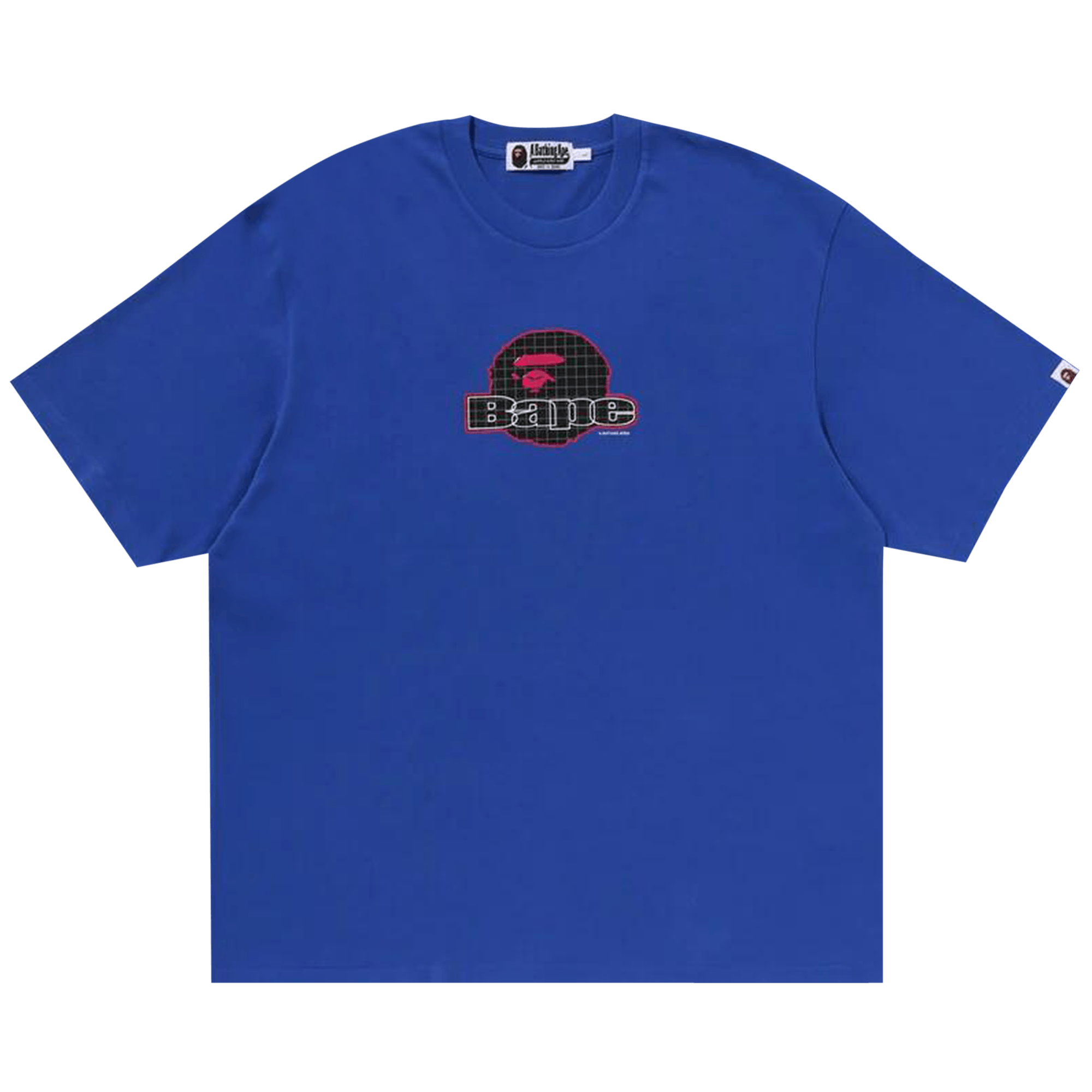 BAPE Ape Head Relaxed Fit Tee 'Blue'
