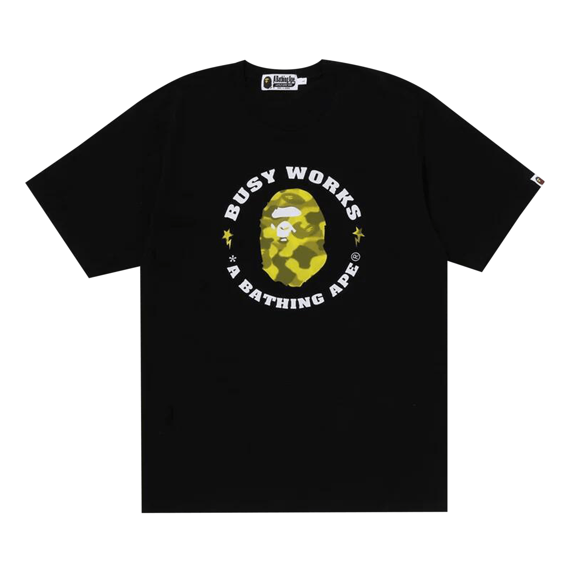 BAPE Radiation Camo Busy Works Tee 'Black'