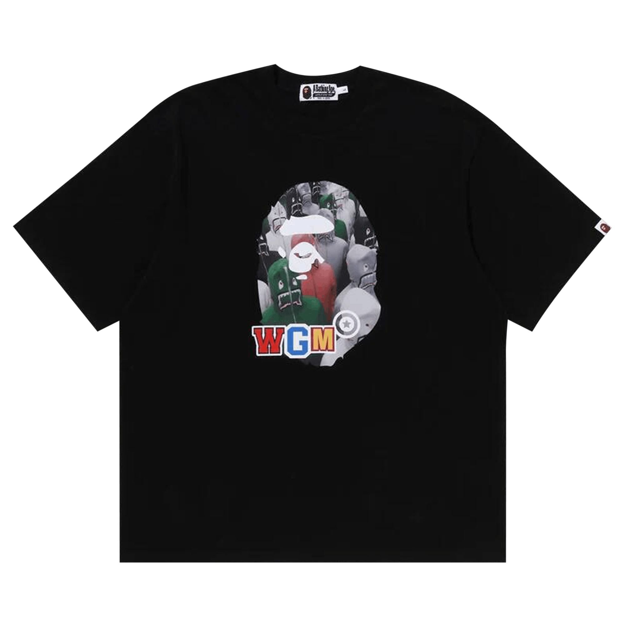 BAPE Shark Seijin Photo Print Relaxed Fit Tee 'Black'