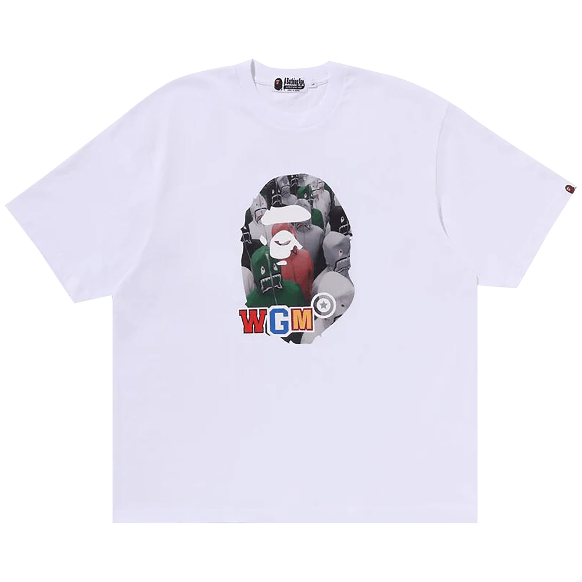 BAPE Shark Seijin Photo Print Relaxed Fit Tee 'White'
