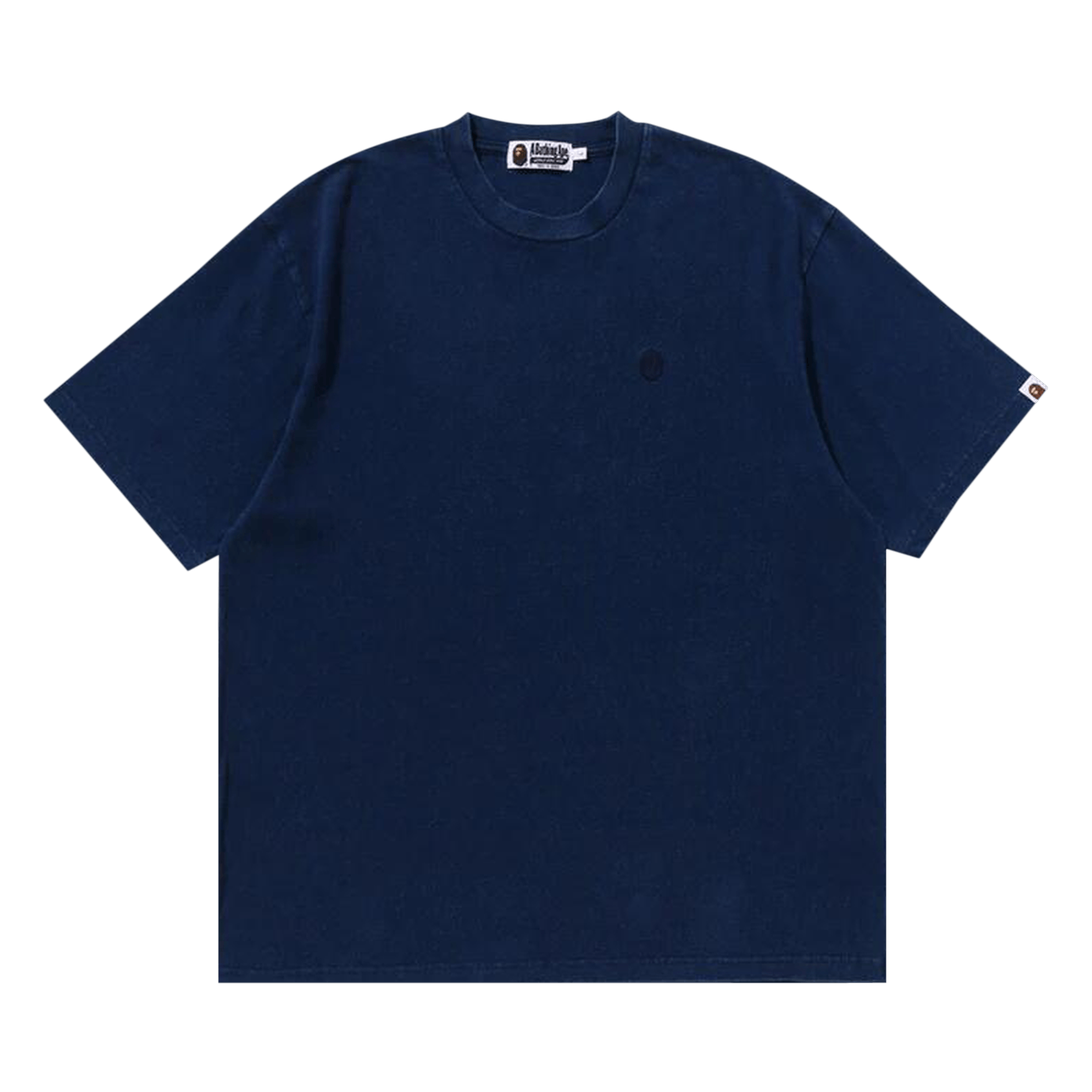 BAPE Ape Head One Point Tee 'Indigo'