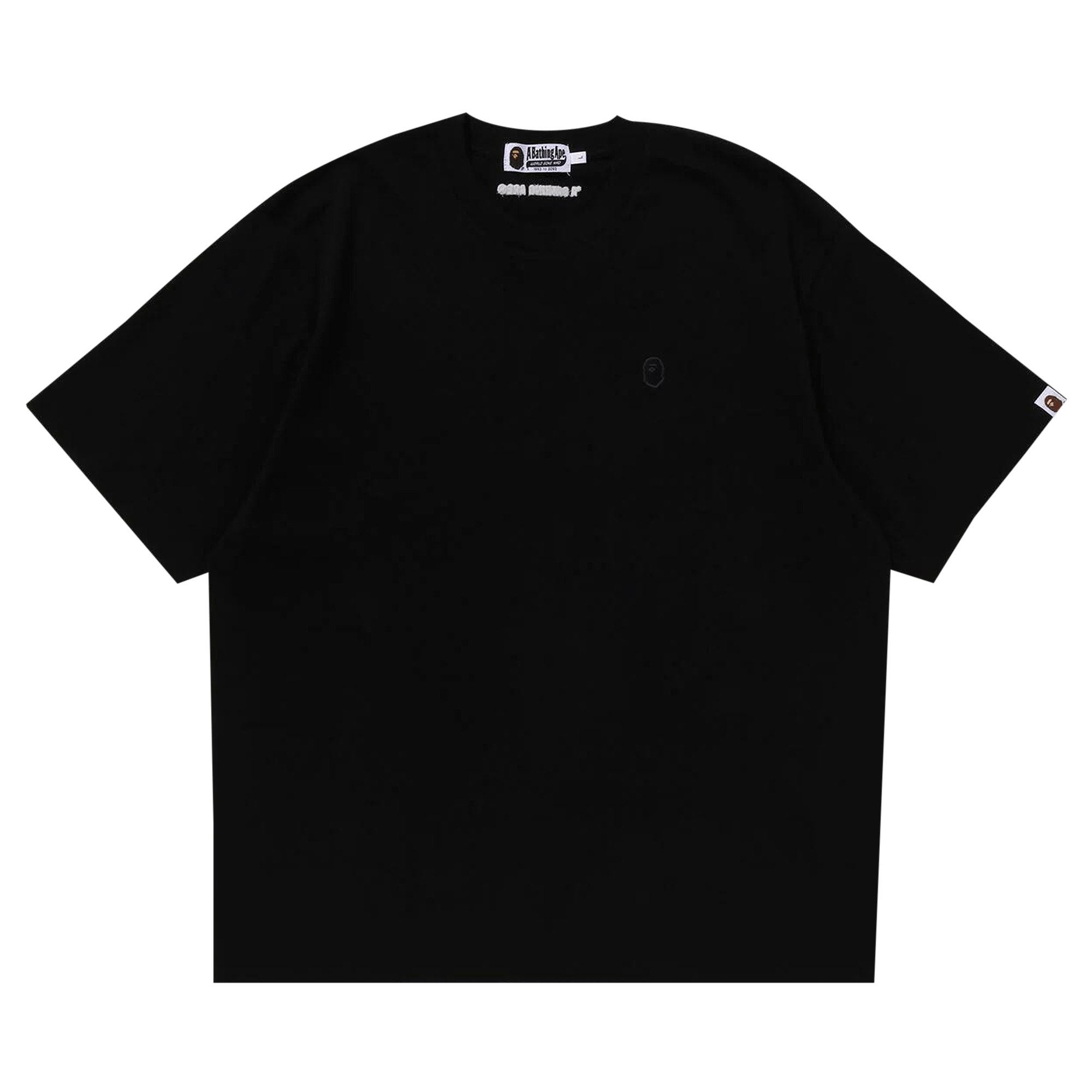 BAPE Tonal Ape Head One Point Tee 'Black'