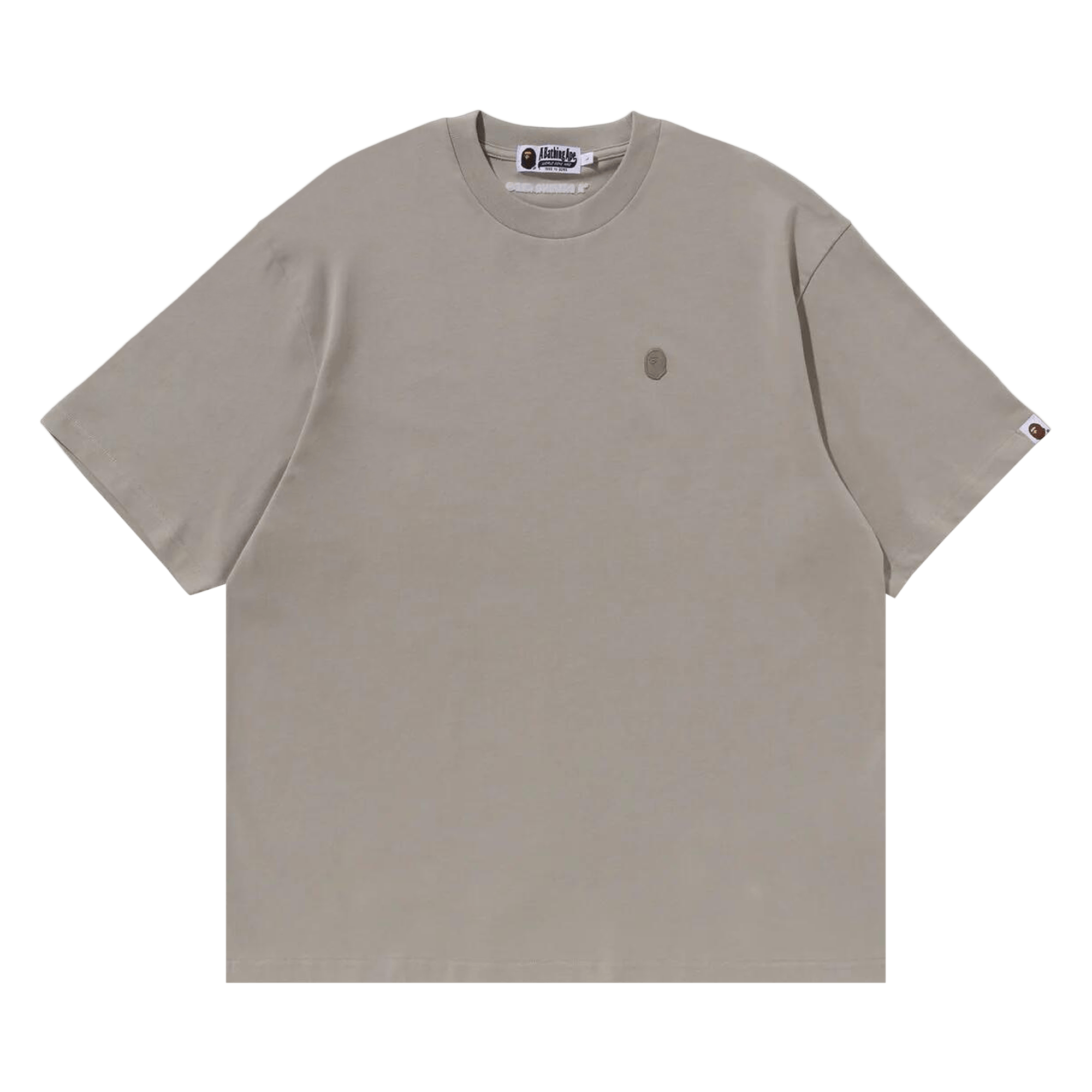 BAPE Tonal Ape Head One Point Tee 'Charcoal'