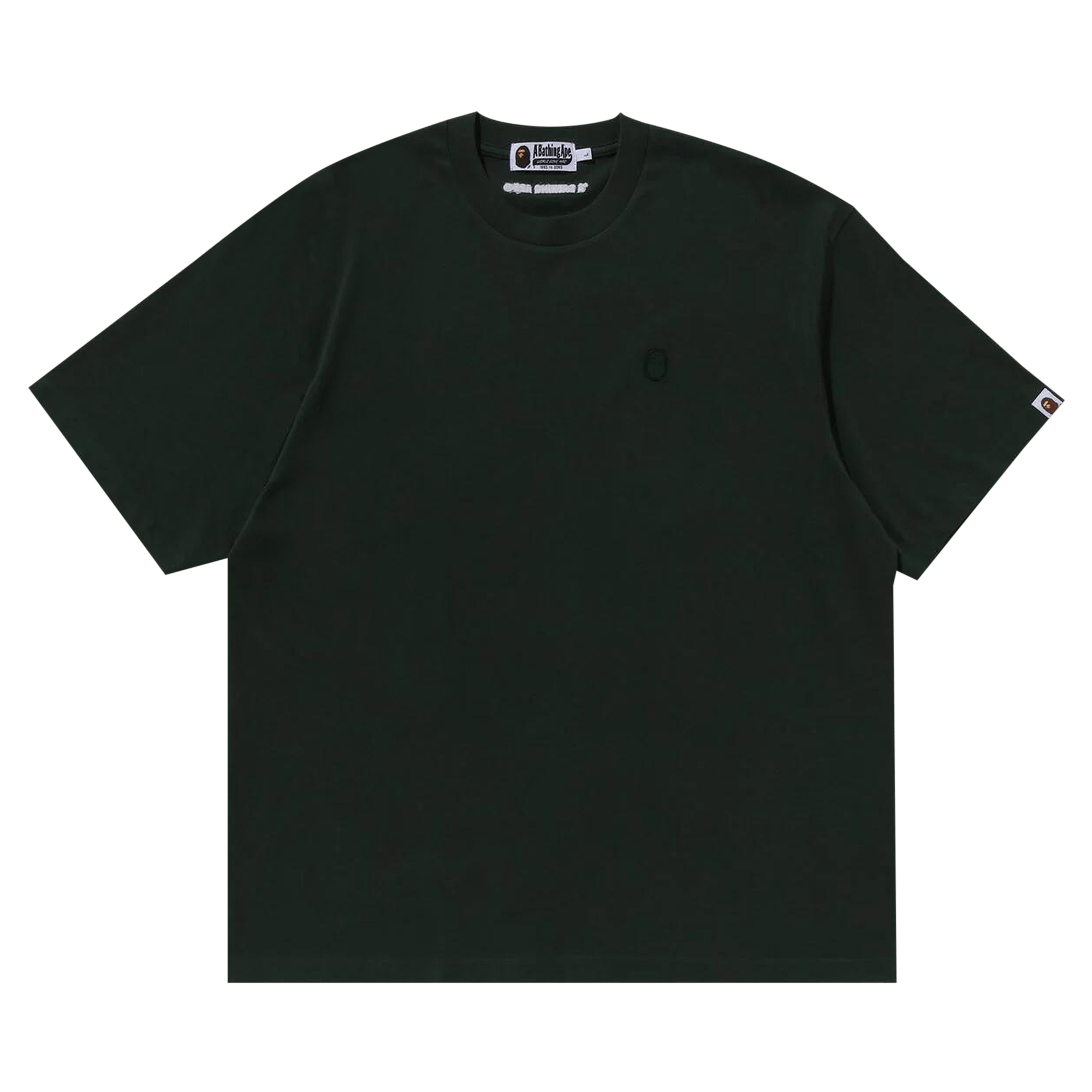 BAPE Tonal Ape Head One Point Tee 'Green'