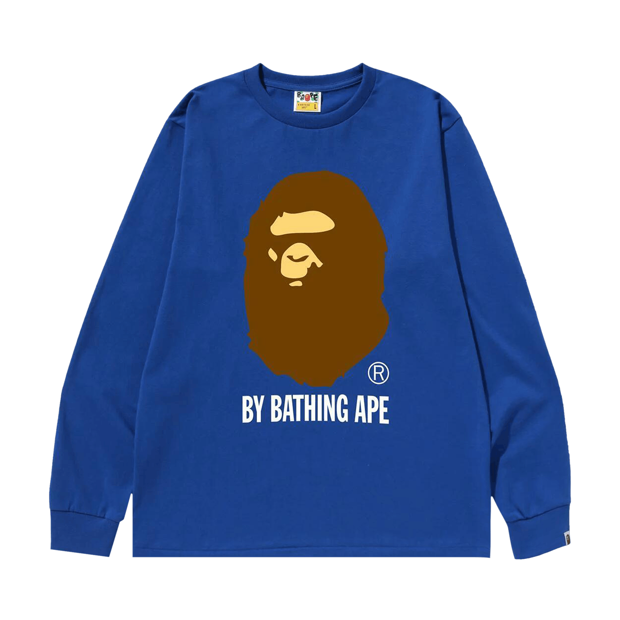 BAPE By Bathing Ape Long-Sleeve Tee 'Blue'